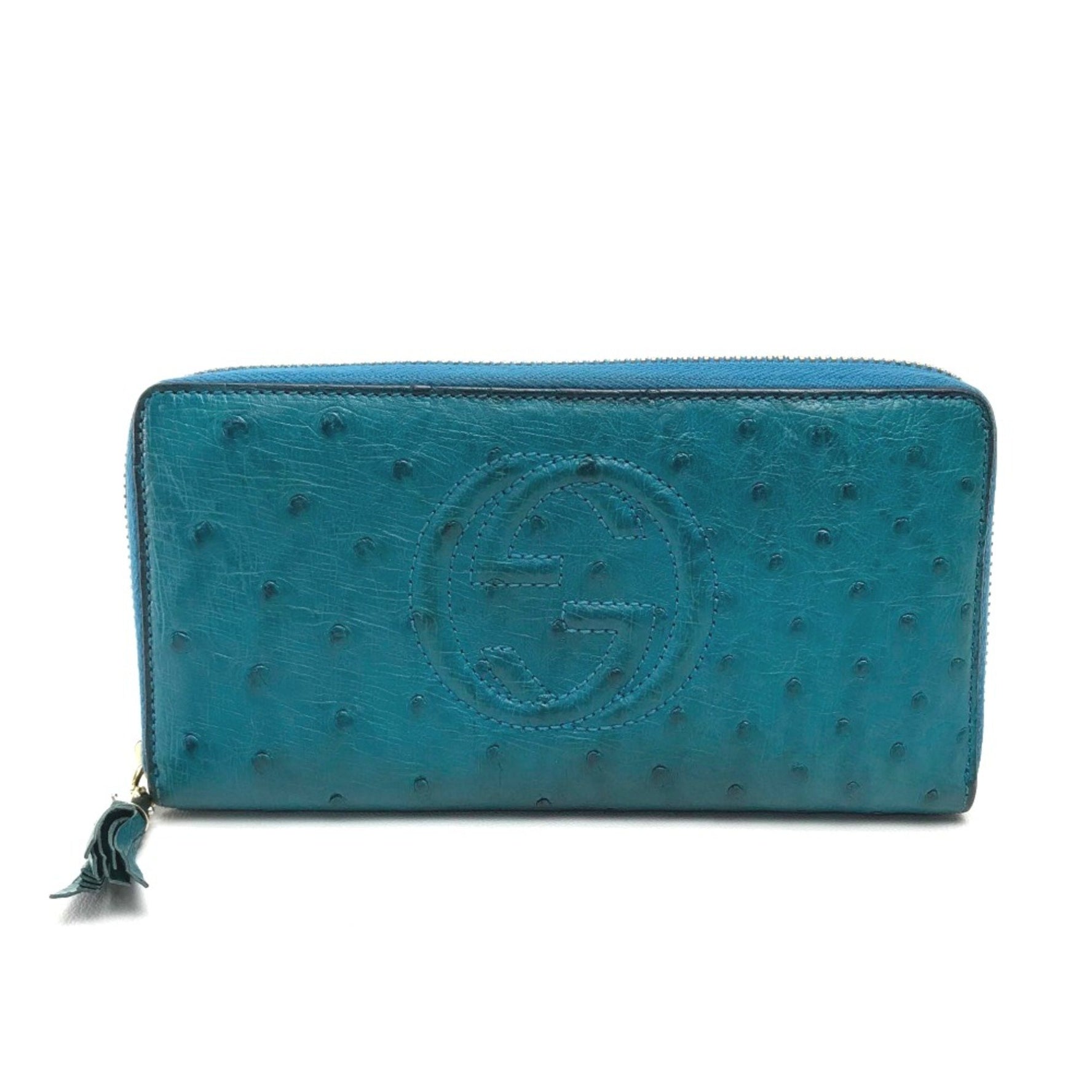 Gucci With tassel Zip Around Long Wallet