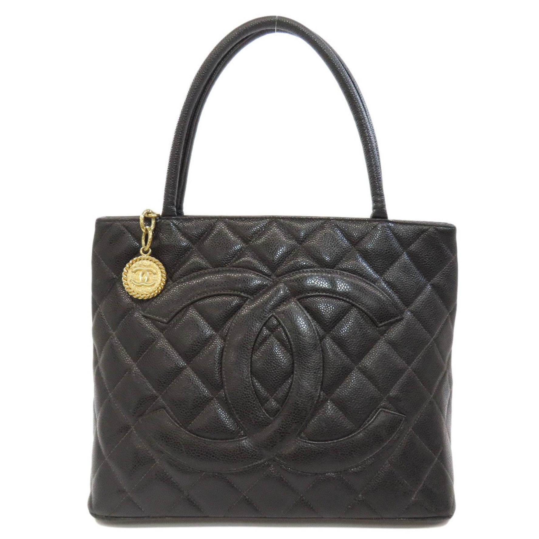 CHANEL Reproduction Tote Bag Caviar Skin