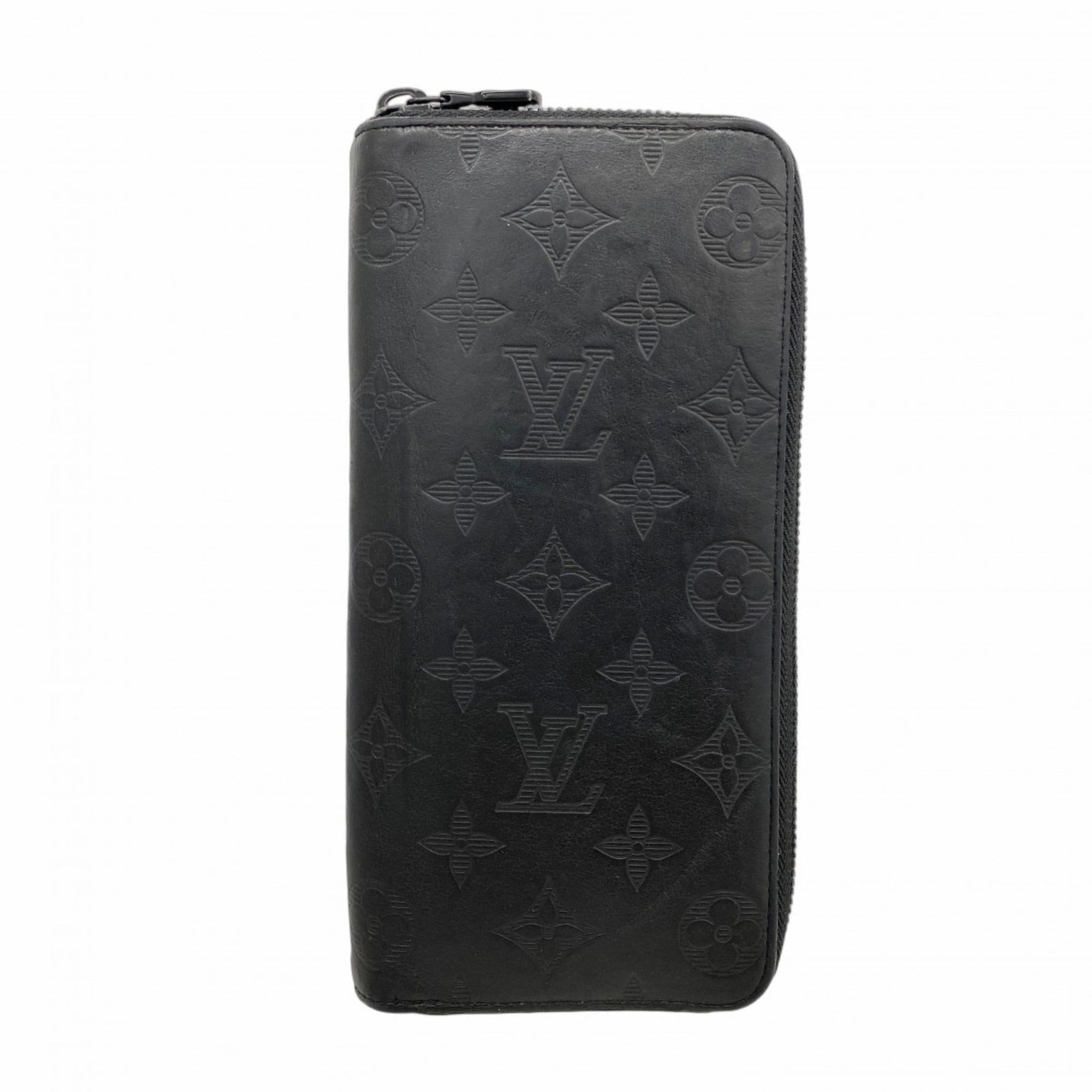 Louis Vuitton Monogram Shadow Zippy Wallet Vertical Long