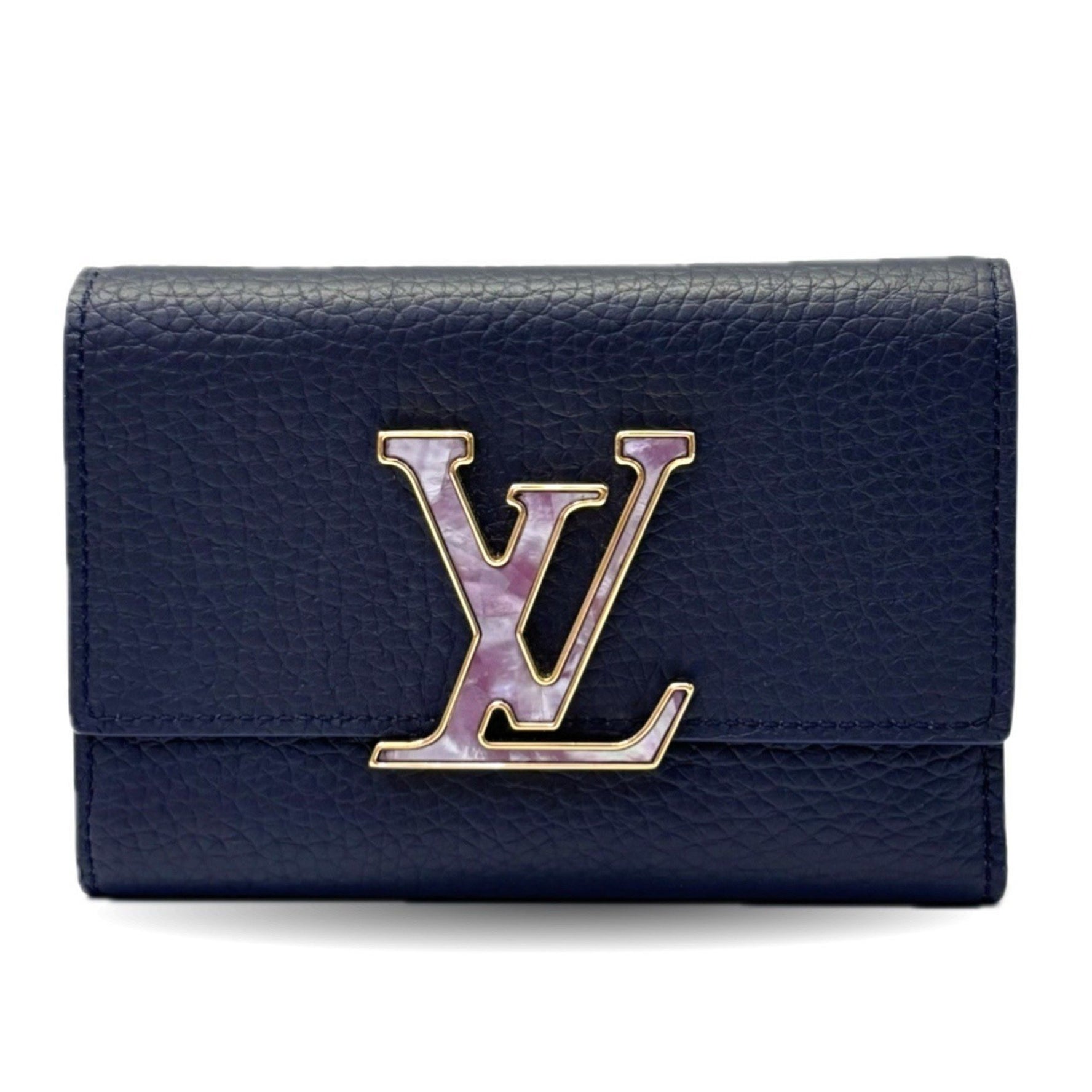 Louis Vuitton Portefeuille Capucines Compact Leather Tri-fold Wallet RFID LOUIS VUITTON