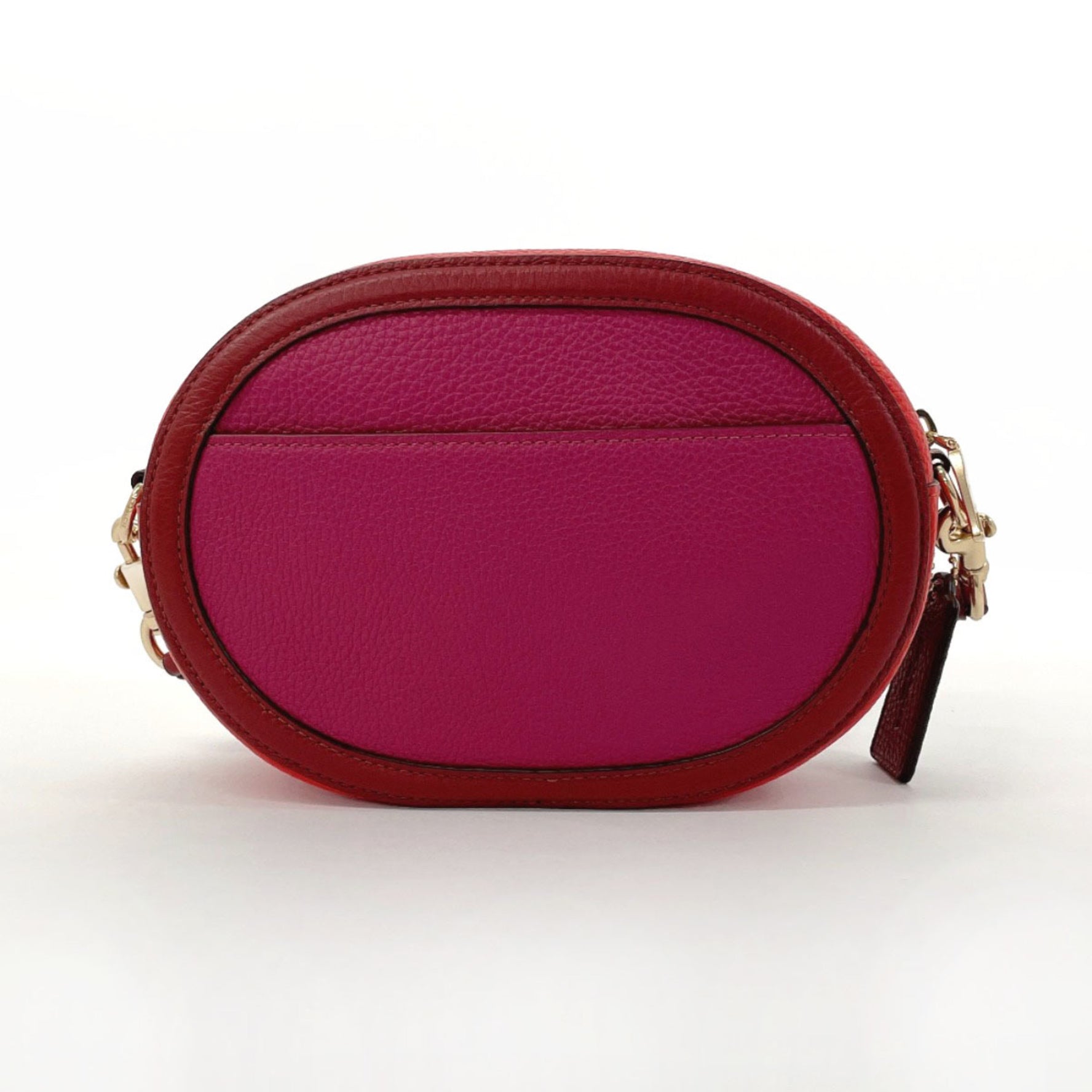 COACH Shoulder Bag Leather Pink