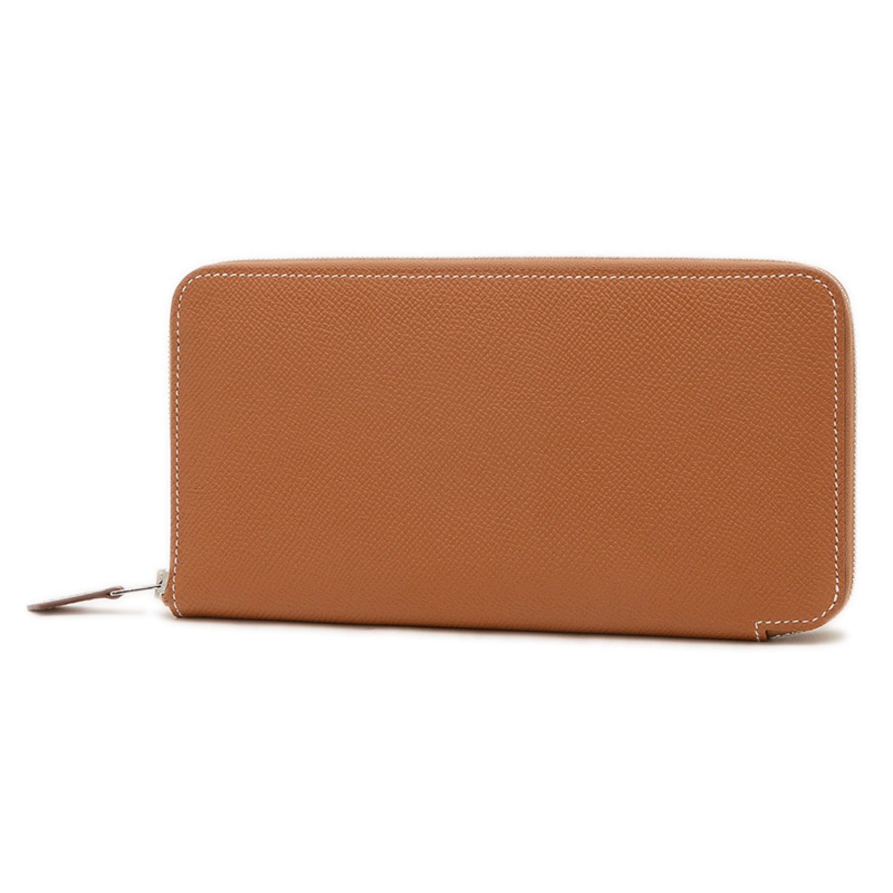 Hermes Azap Long Silk In Wallet Epson Gold W Engraved BP