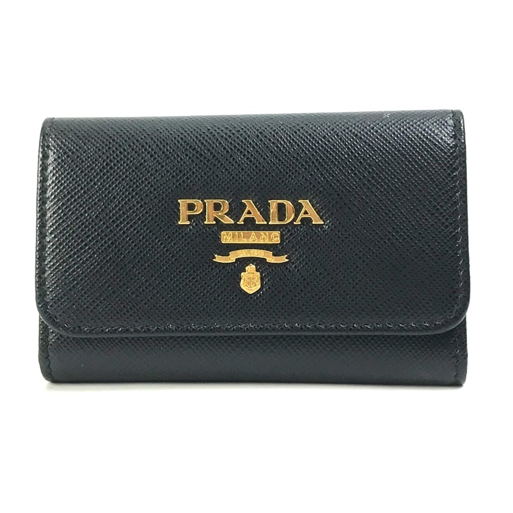 PRADA Logo Multicolore Key Case x pink