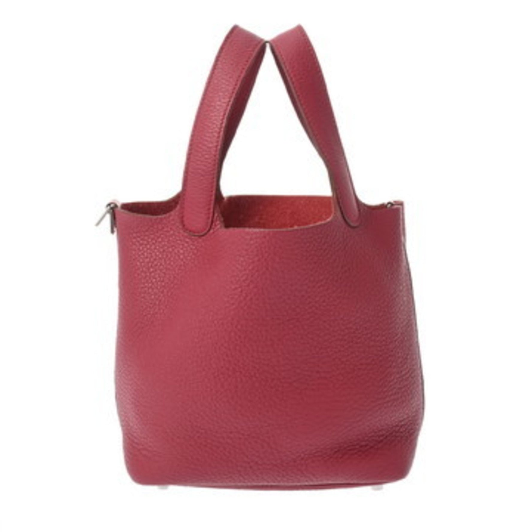 HERMES Picotin Lock PM T Stamp (circa 2015) Taurillon Clemence Leather Handbag, Condition: B, Pre-owned, Ginzo