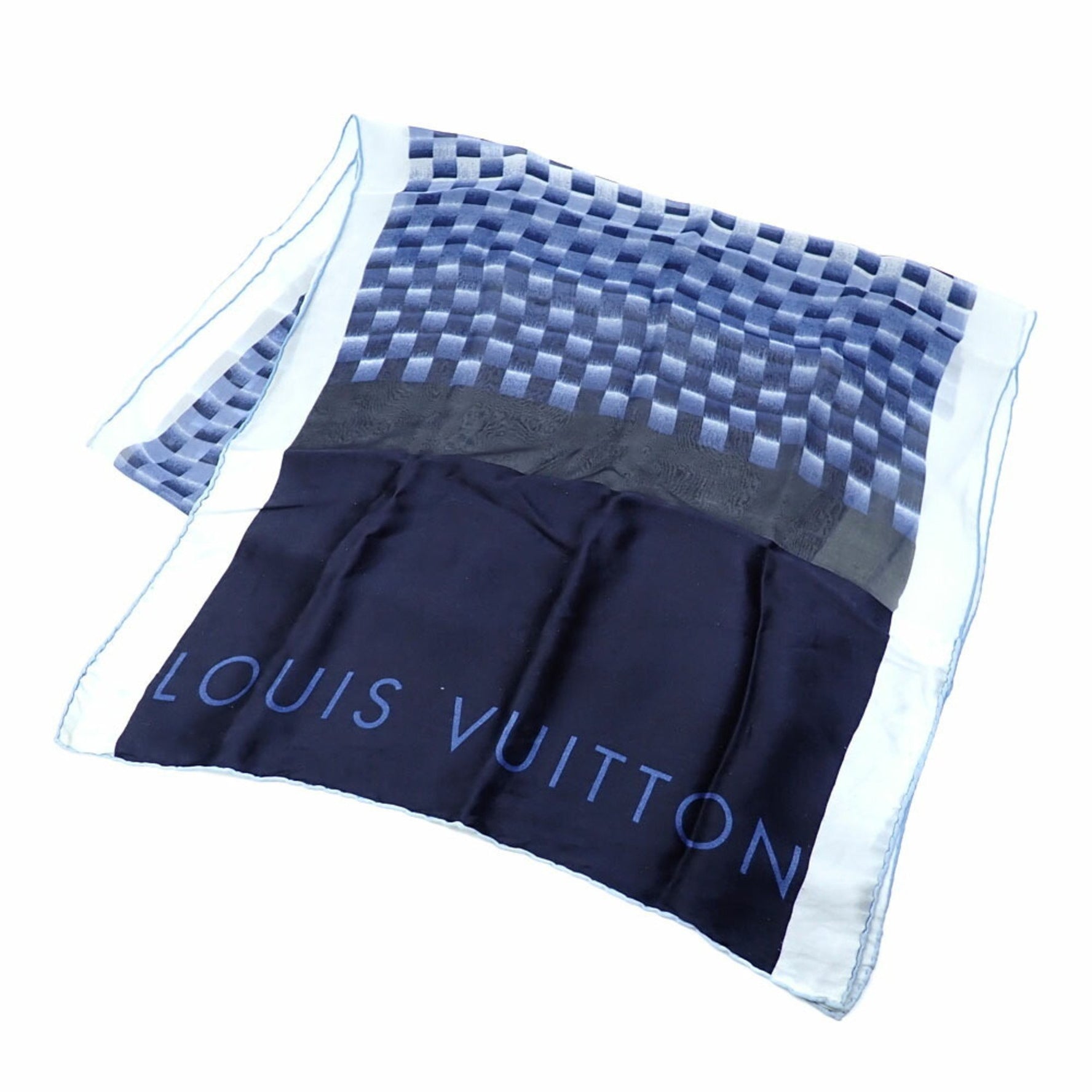 Louis Vuitton Scarf Muffler Silk