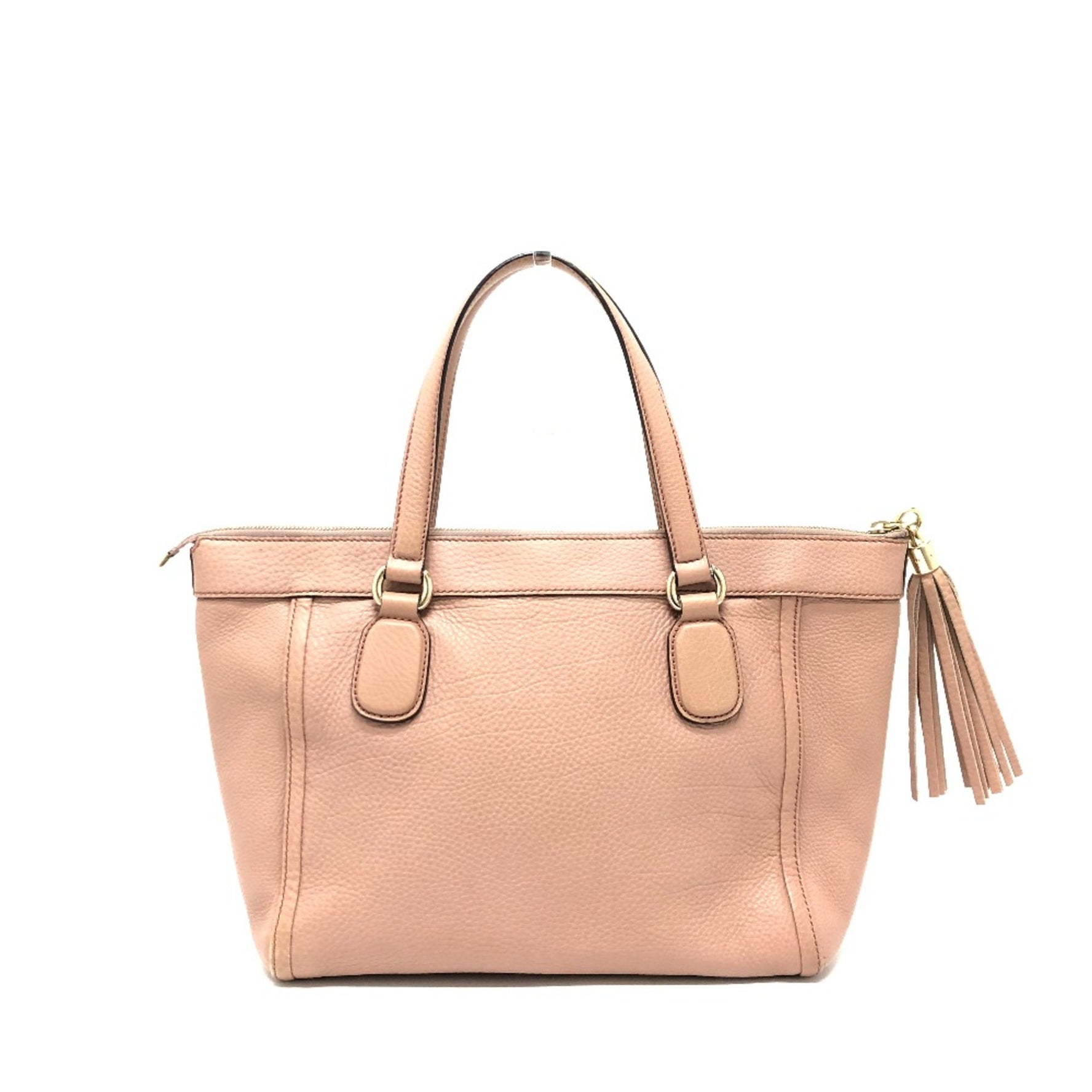 Gucci Fringe bag Hand Bag Pink GoldHardware
