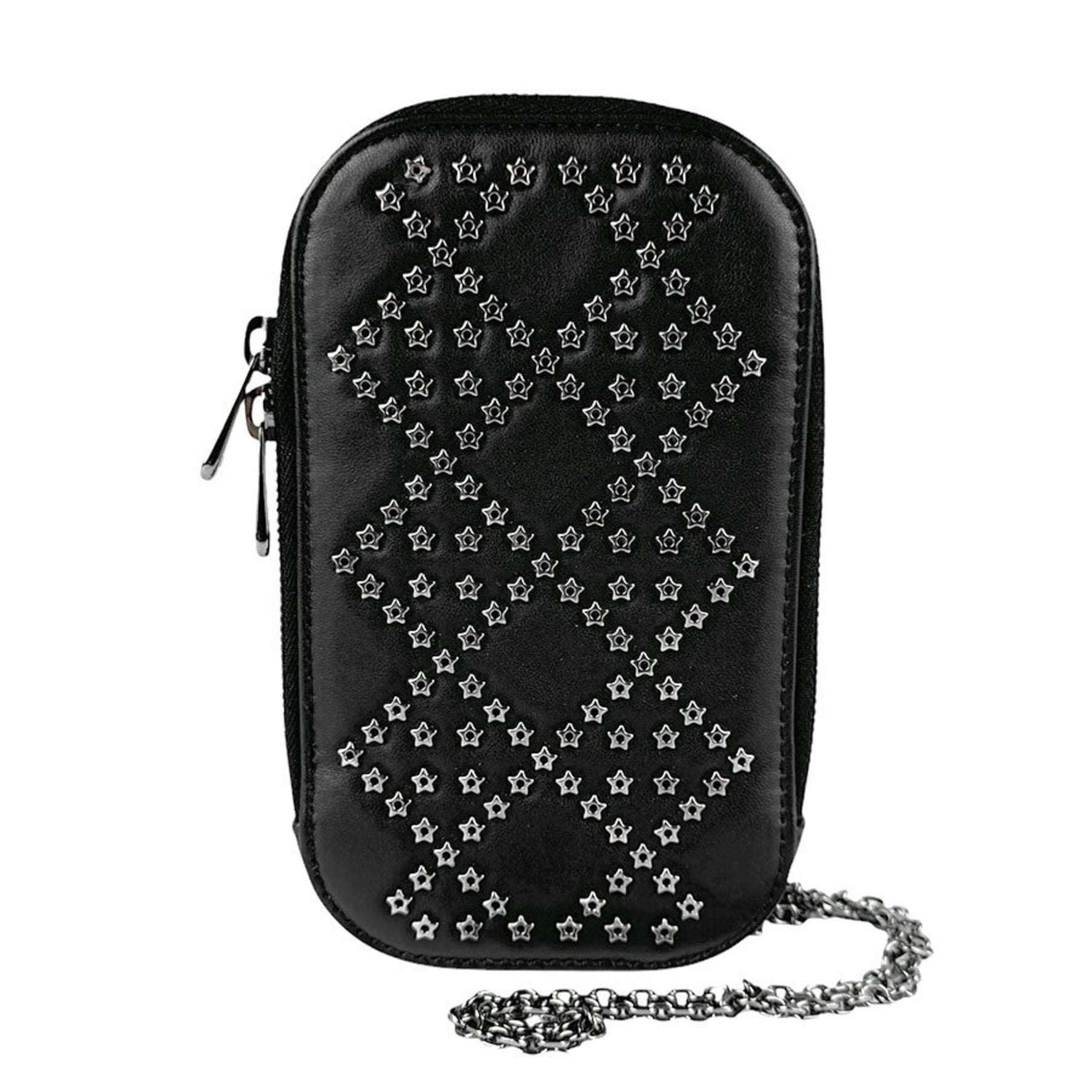 Christian Dior Shoulder Bag Phone Holder TECH HOLDER Leather Metal