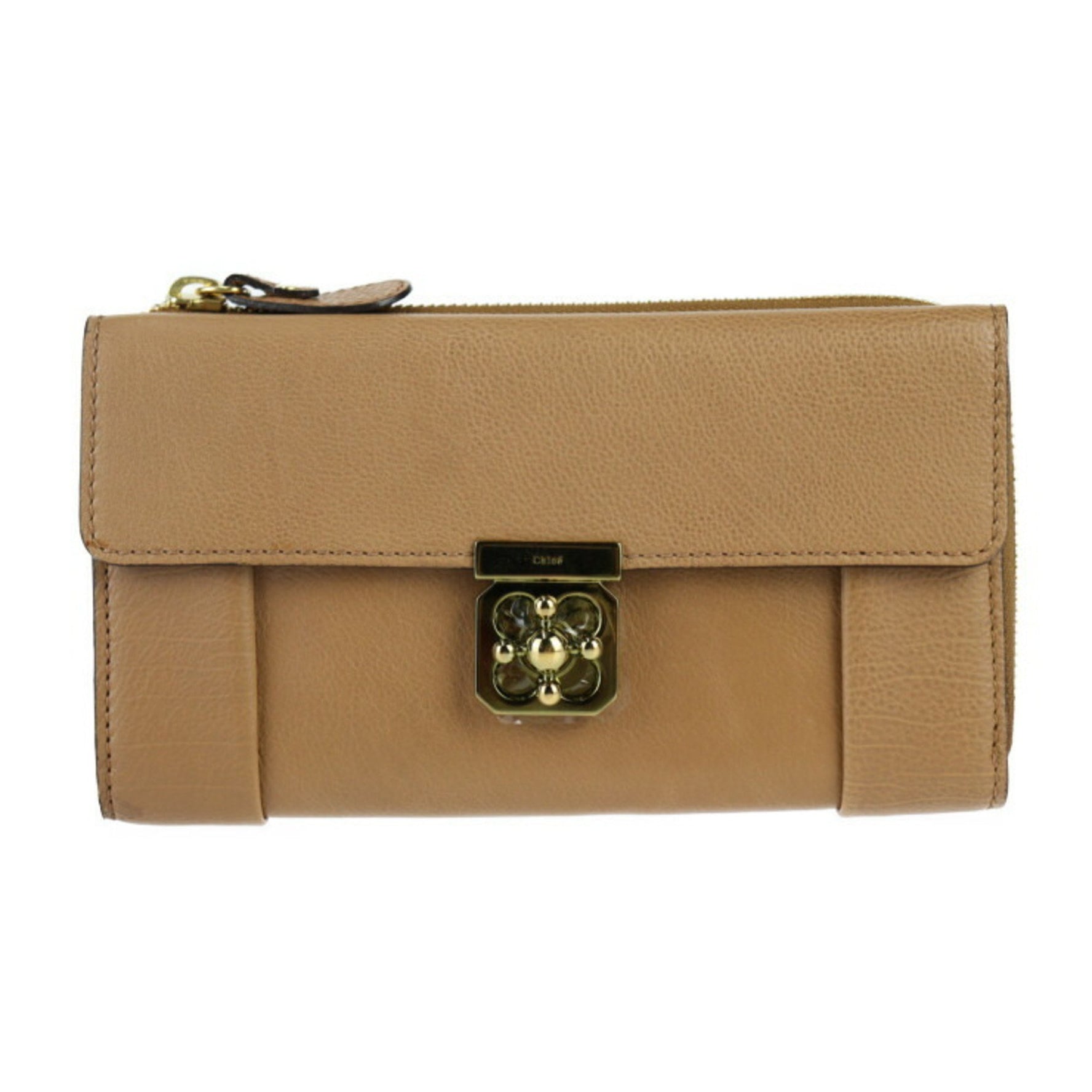 Chloé Chloe ELSIE Long Wallet Leather L-Shaped