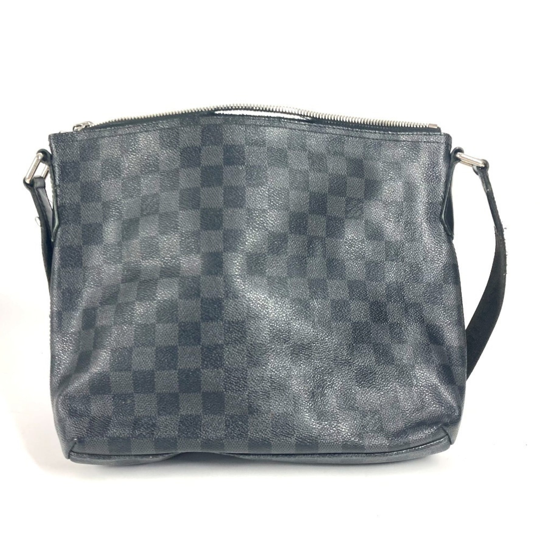 Louis Vuitton Damier Graphite Mick PM Crossbody Bag Shoulder Canvas Men's Black