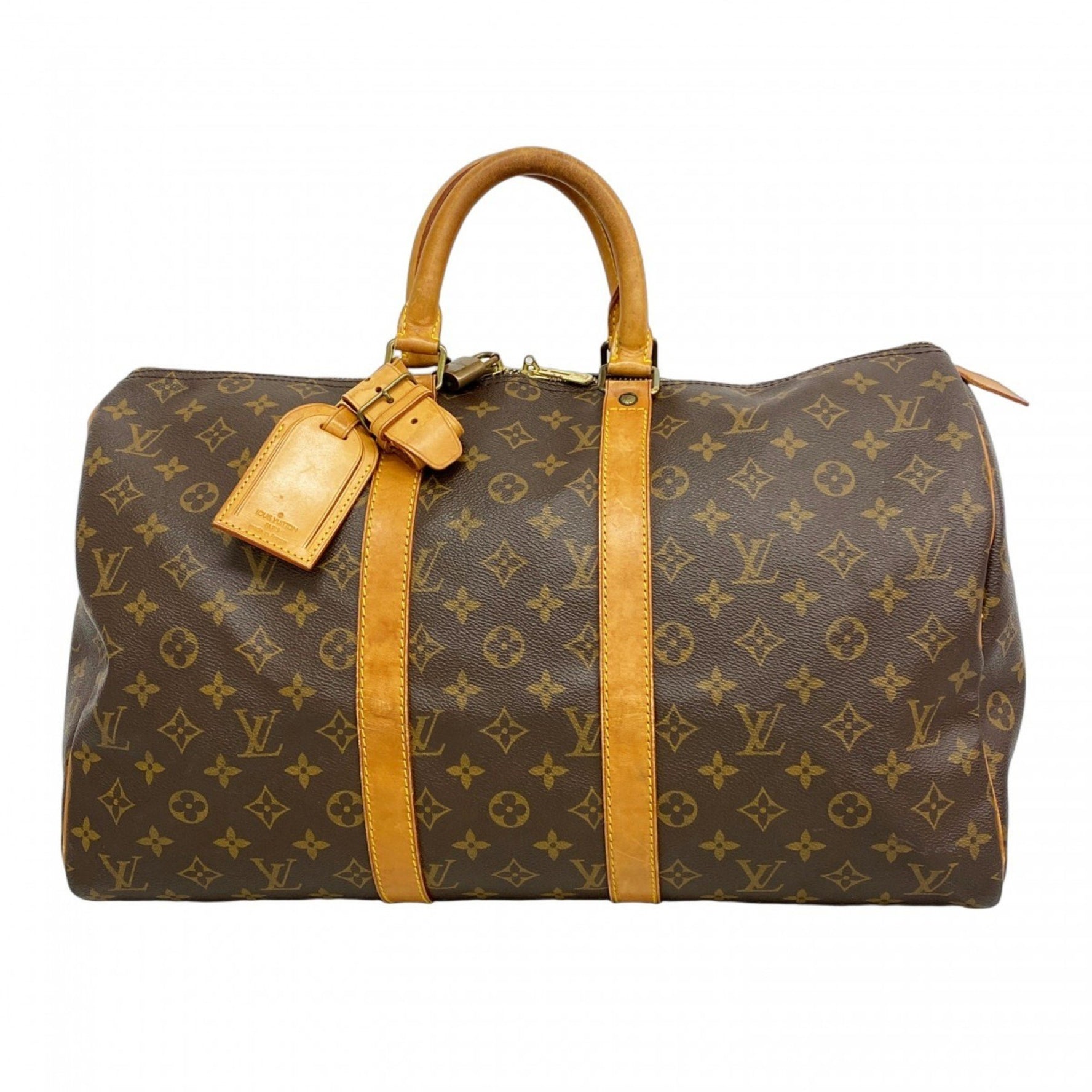 Louis Vuitton Monogram Keepall 45 Boston Bag Men's and