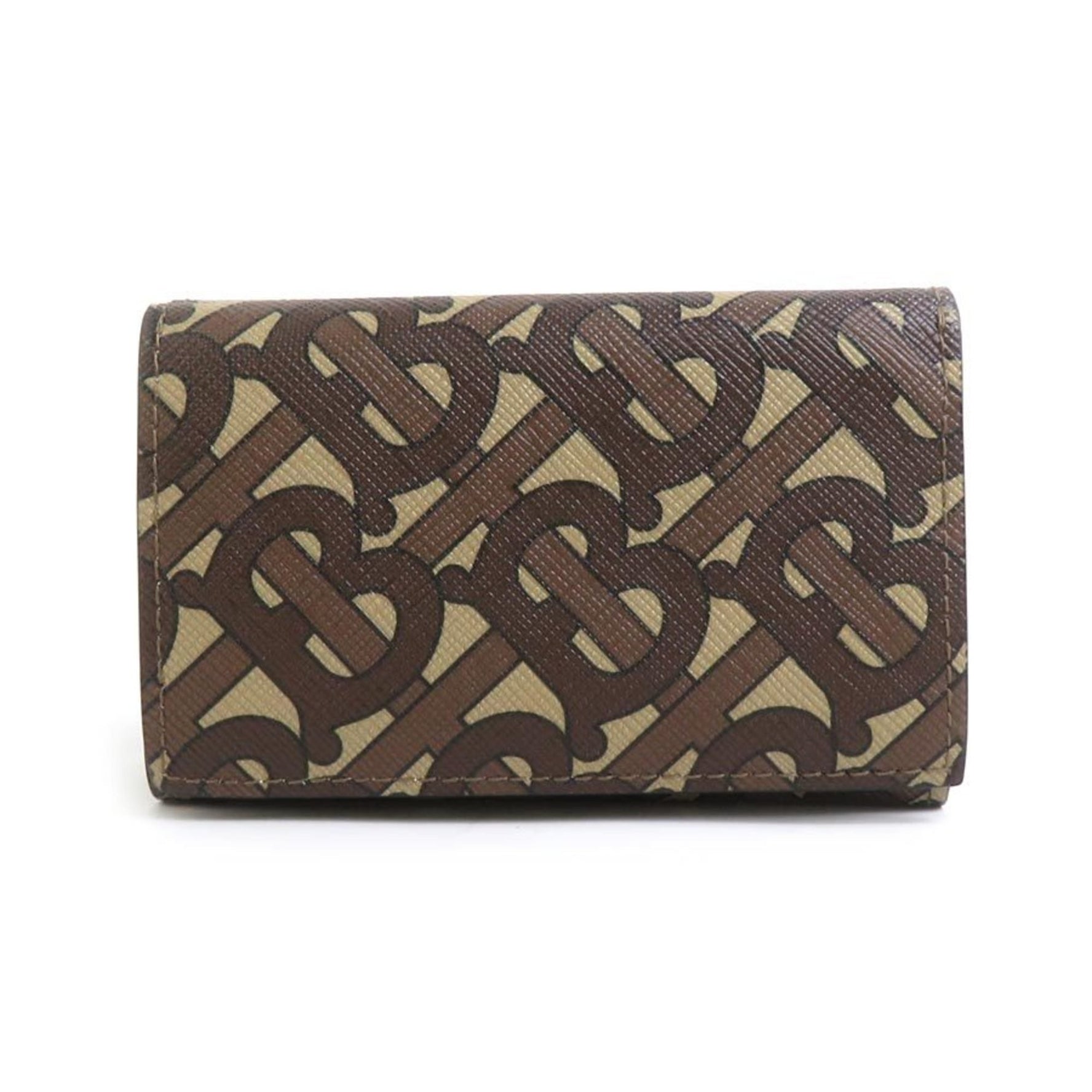 Burberry Tri-fold Wallet Coated Canvas Men's