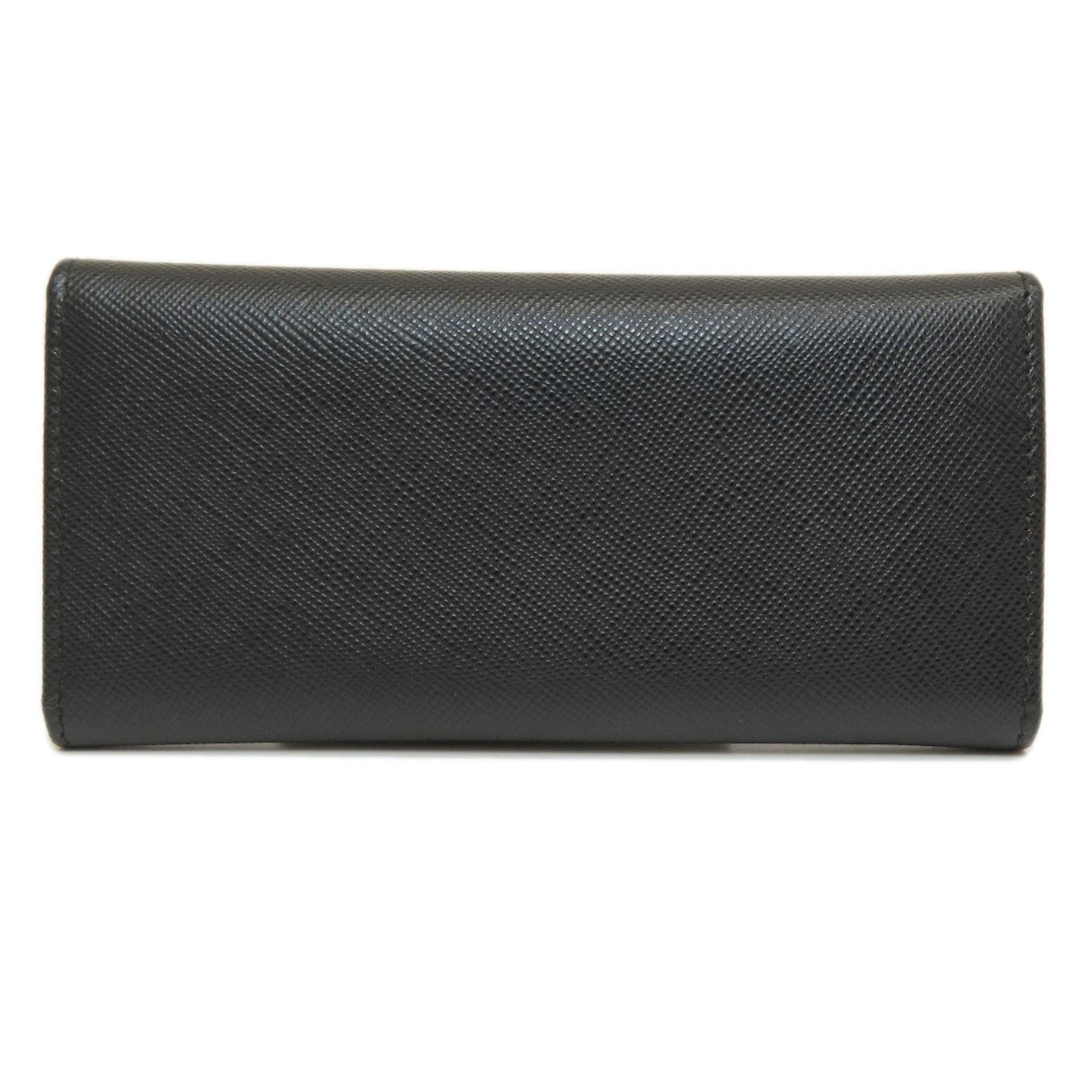 Prada Engraved Key Case Leather Men's