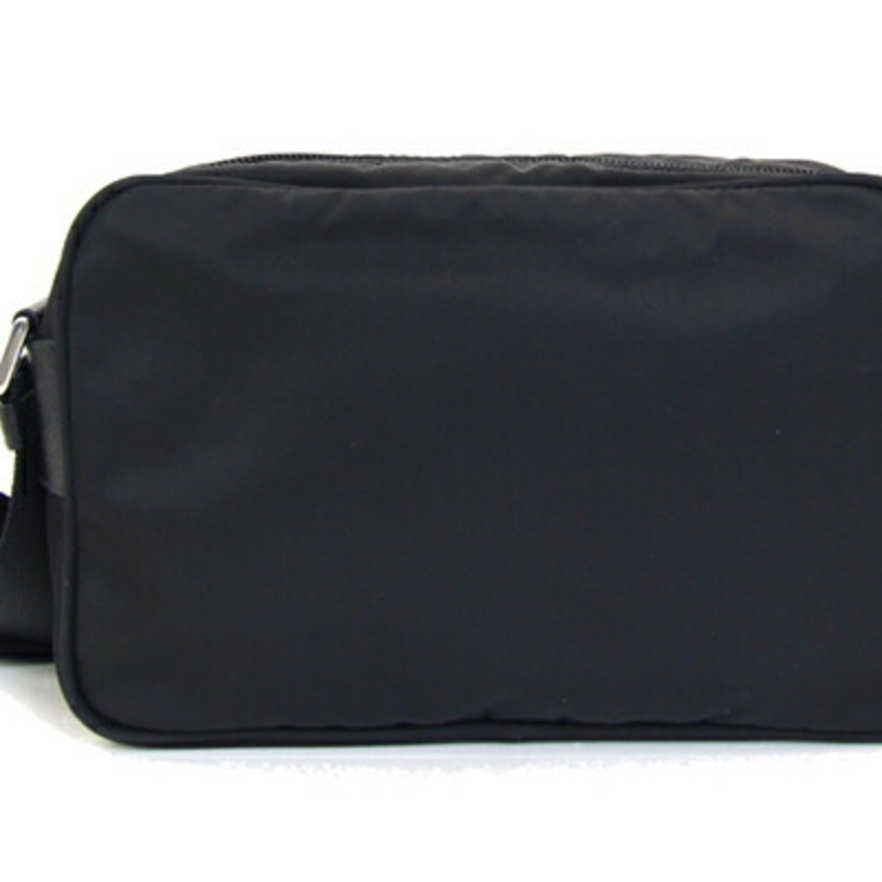 Prada Shoulder Bag Nylon Leather Pochette Re-Nylon