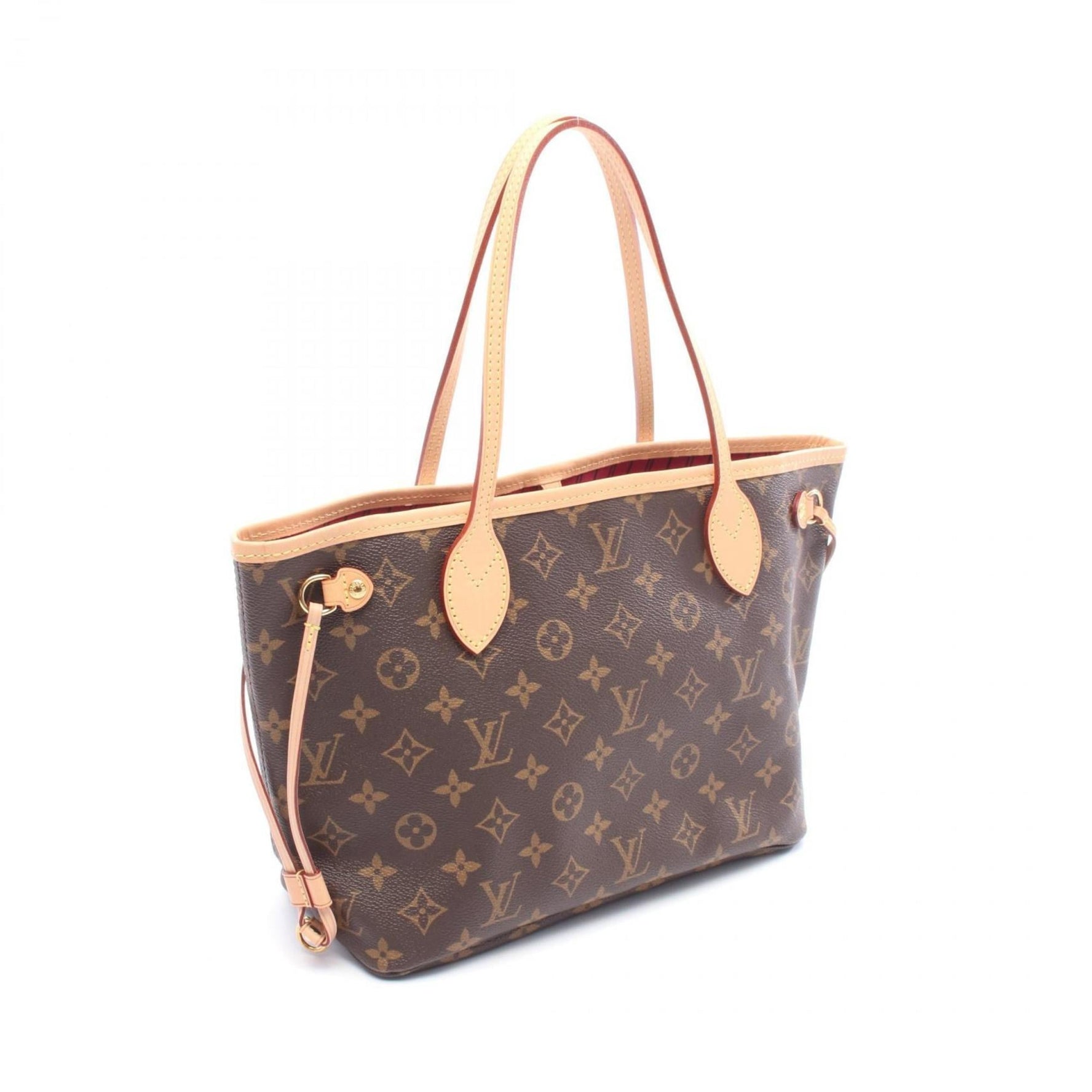 Louis Vuitton Neverfull PM Monogram Pivoine Tote Bag, Coated Canvas and Leather, Brown