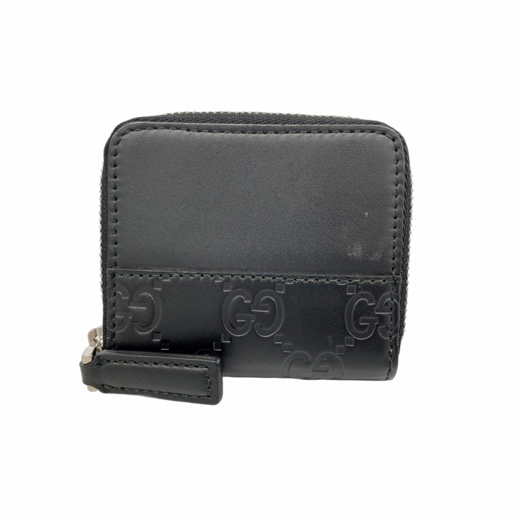 Gucci wallet/coin case Guccissima leather men's