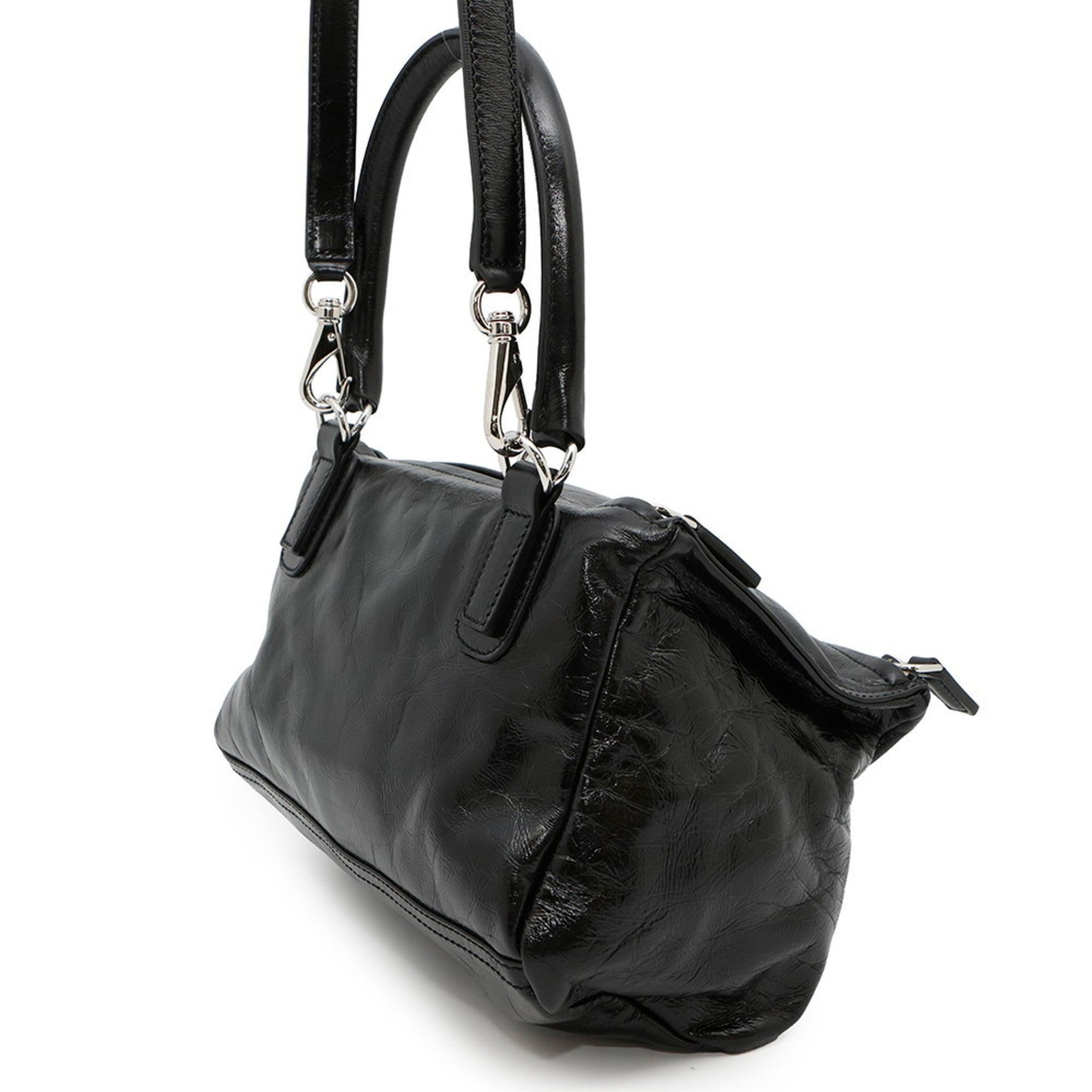 Givenchy handbag, leather, GIVENCHY 2-way shoulder bag, black