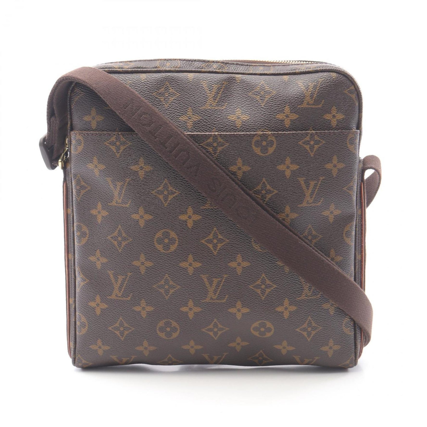 Louis Vuitton Trotter Bobur Shoulder Bag, Coated Canvas and Leather, Monogram, Men's