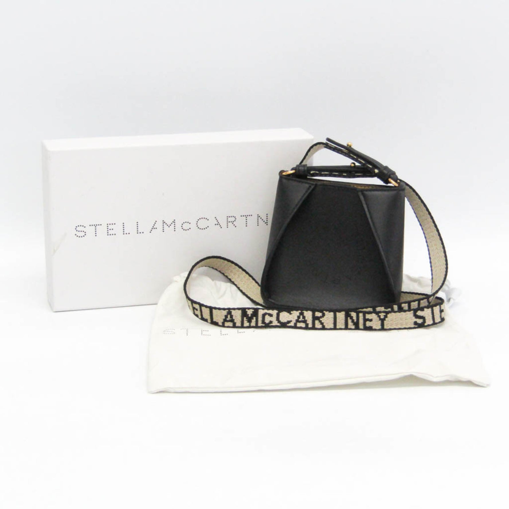 Stella McCartney Mini Stella Logo Polyester,Elastane Shoulder Bag