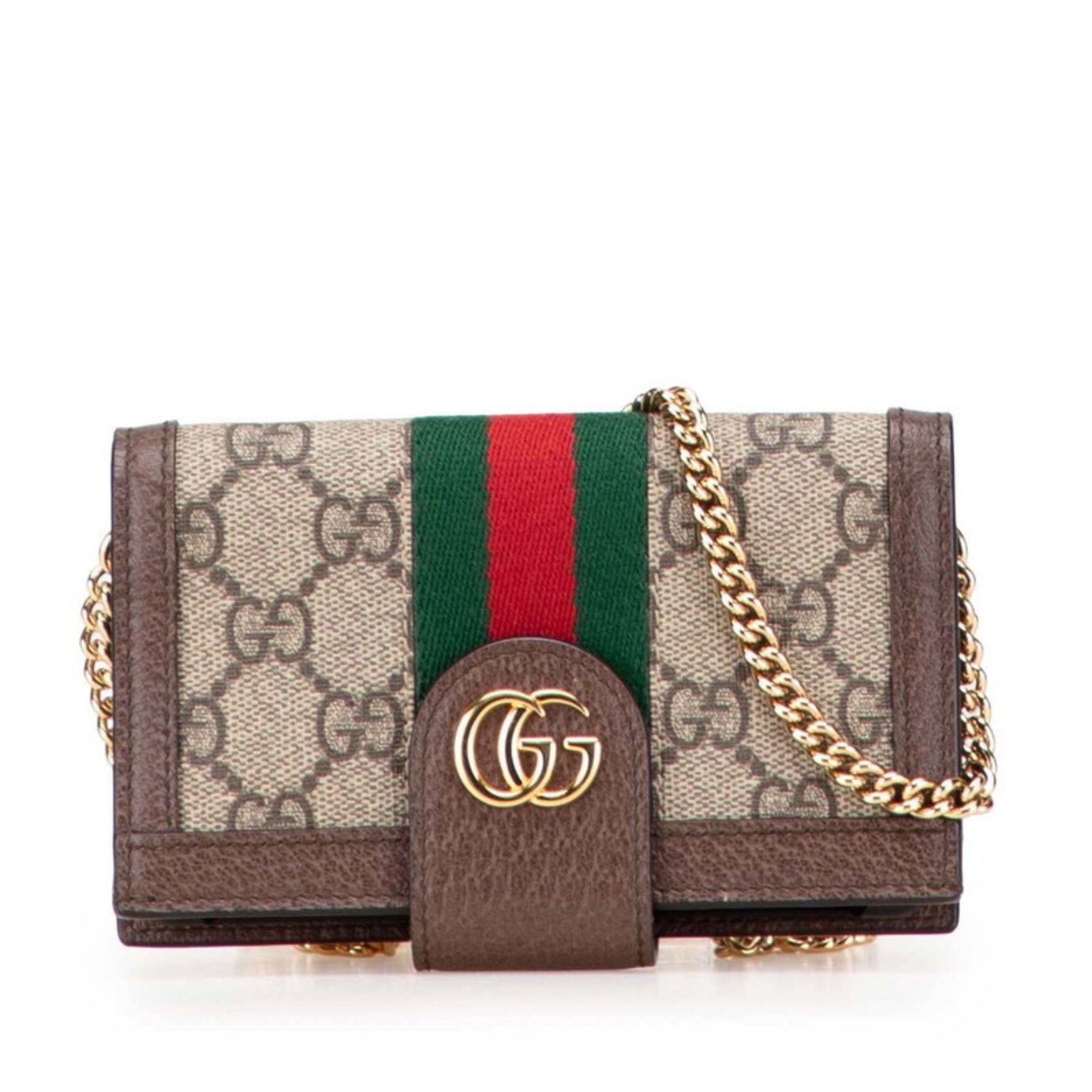 Gucci GG Supreme Ophidia iPhone 7/8 Smartphone Case Beige Brown Leather