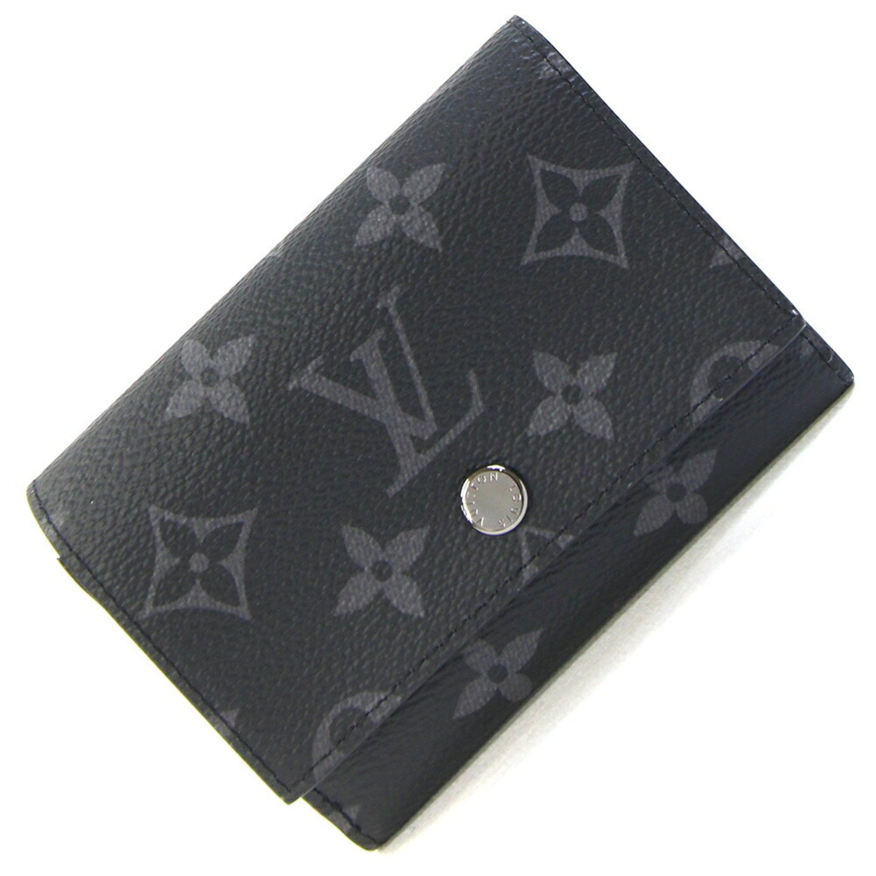 Louis Vuitton Tri-fold Wallet Monogram Eclipse Victor Compact Mini