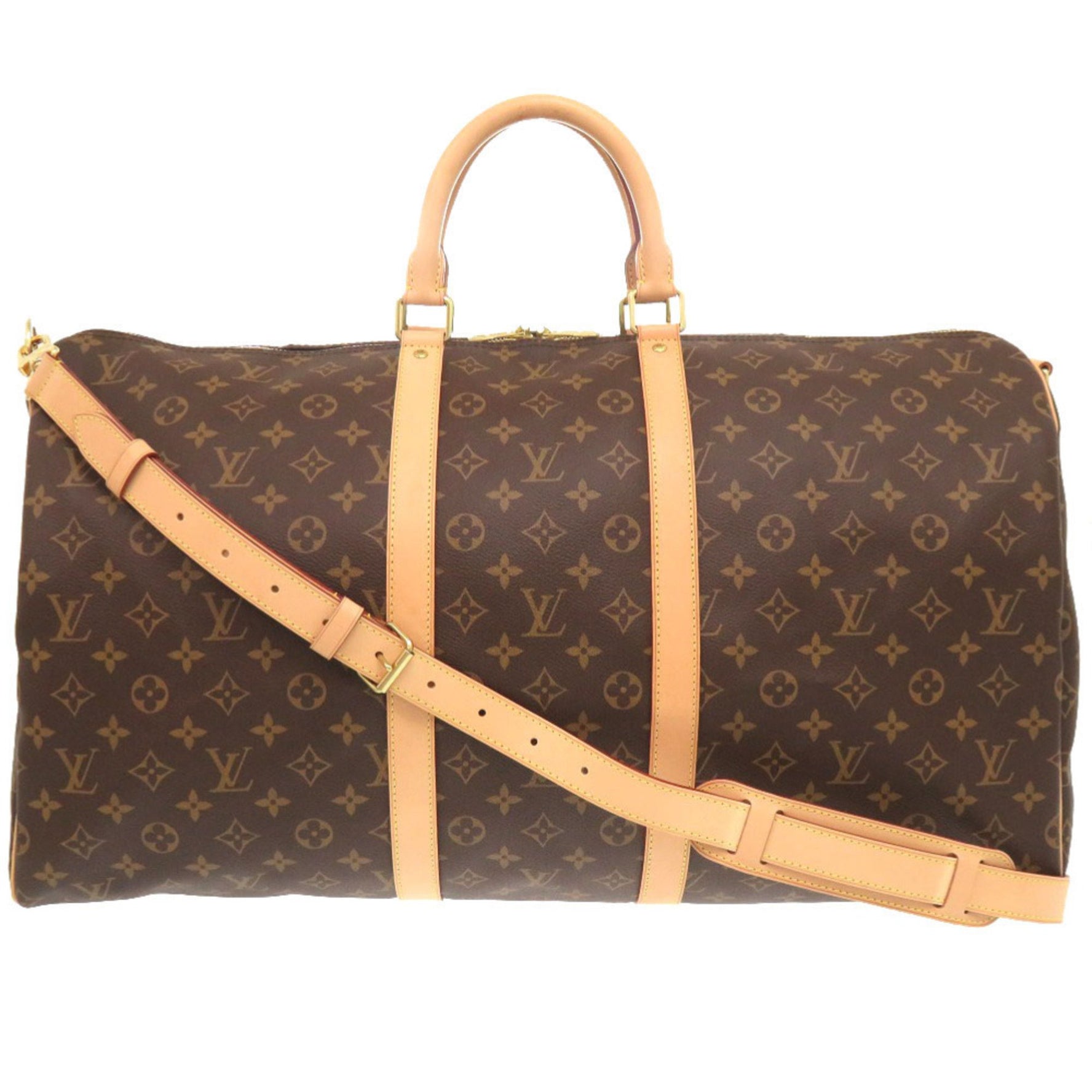 Like new Louis Vuitton Keepall Bandouliere 55 Monogram Boston Bag LV 1251 LOUIS VUITTON