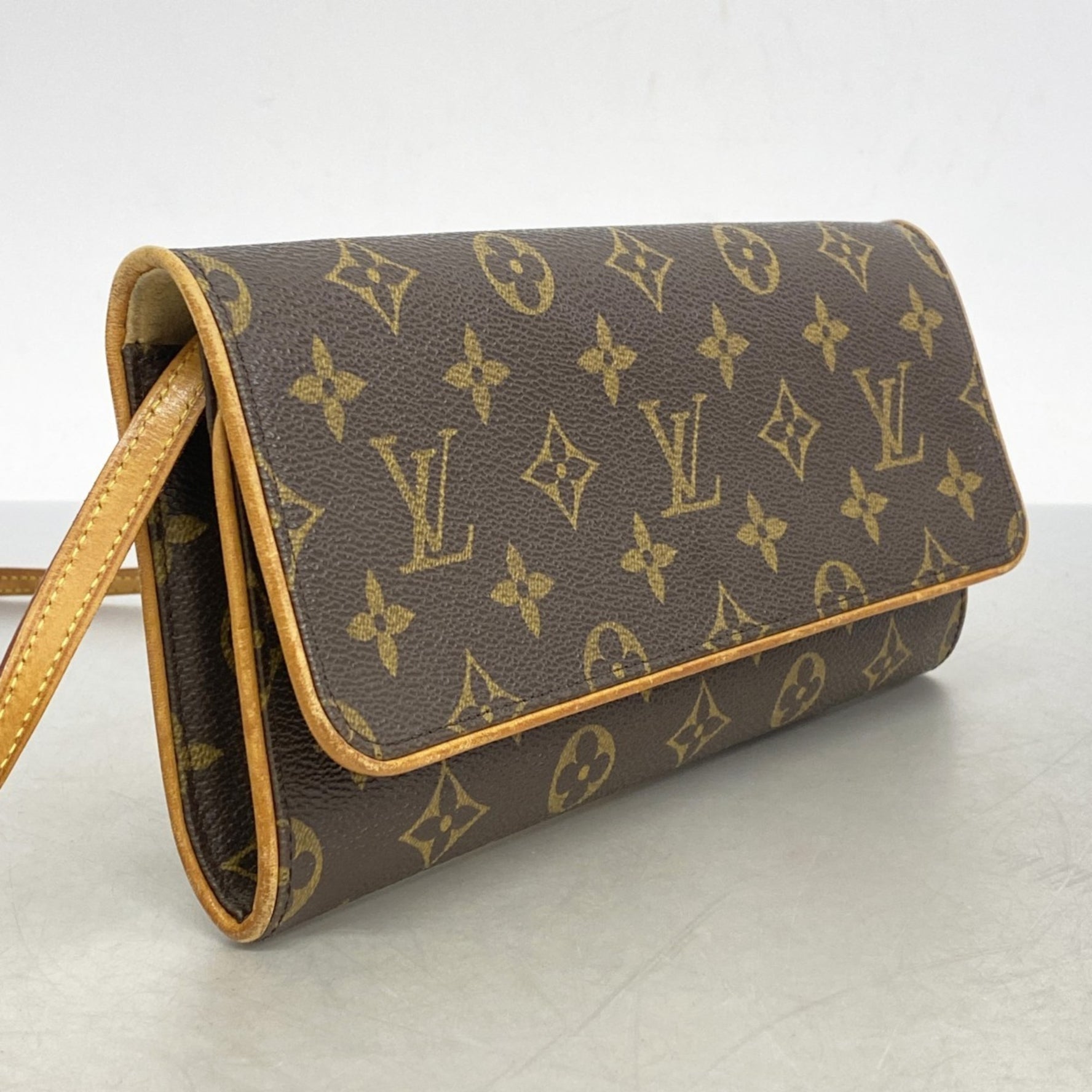 Louis Vuitton Monogram Pochette Twin GM Shoulder Bag