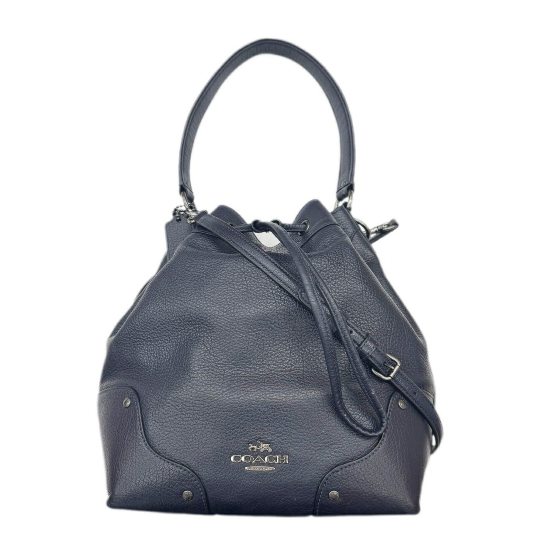 COACH Shoulder Bag Leather Strap