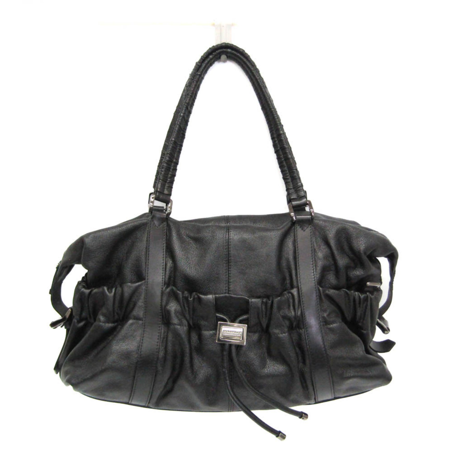 Burberry Men,Women Leather Boston Bag,Shoulder Bag