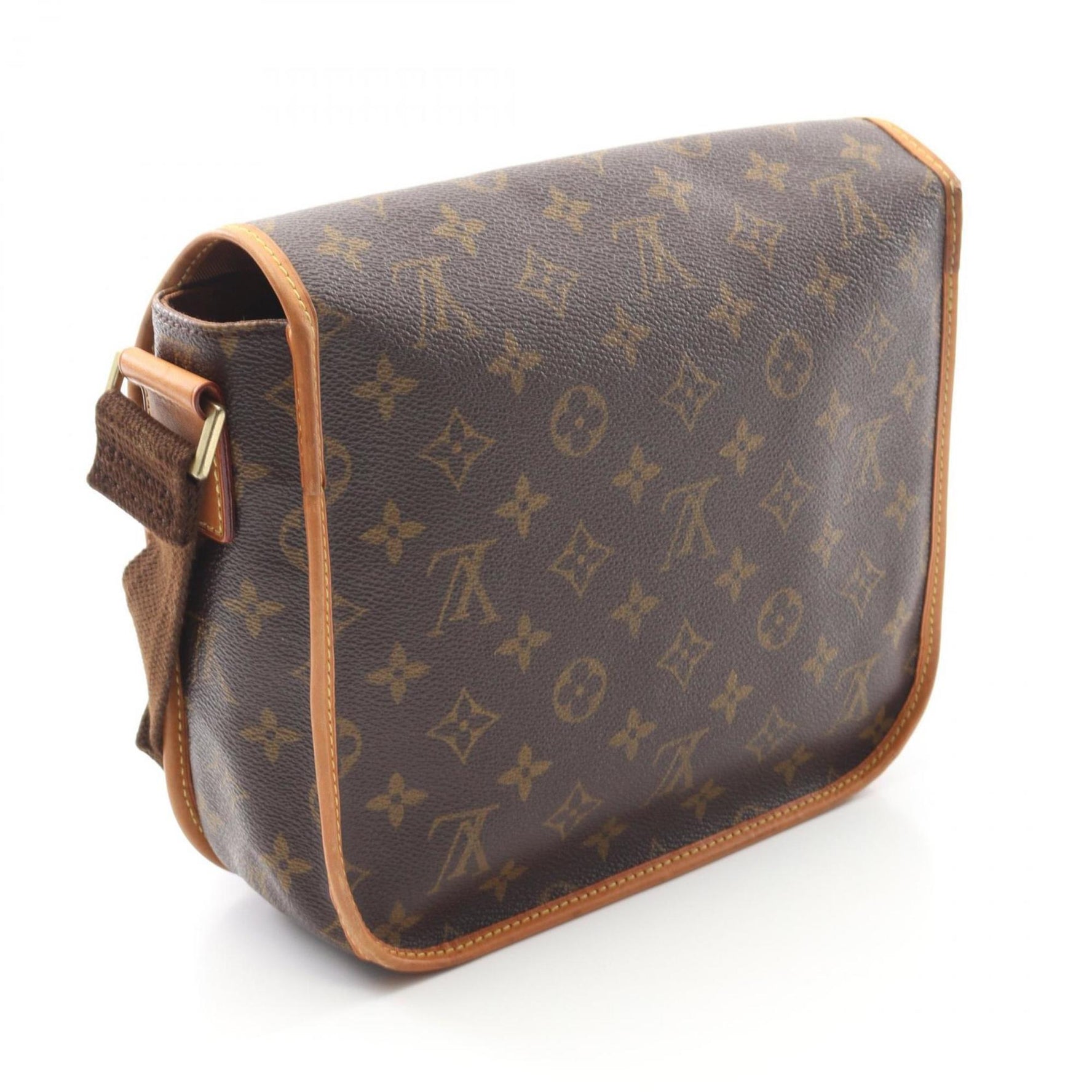 Louis Vuitton Bosphore Messenger PM Shoulder Bag in Coated Canvas and Leather with Monogram Design