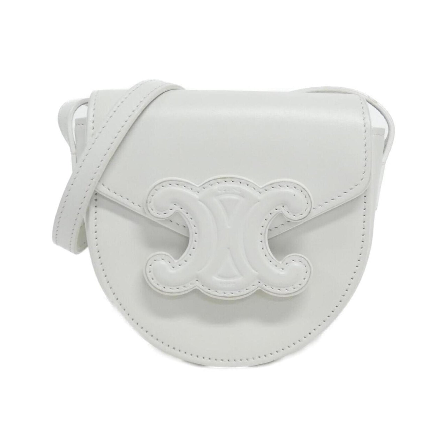 Celine Mini Besas Claire Triomphe Shoulder Bag