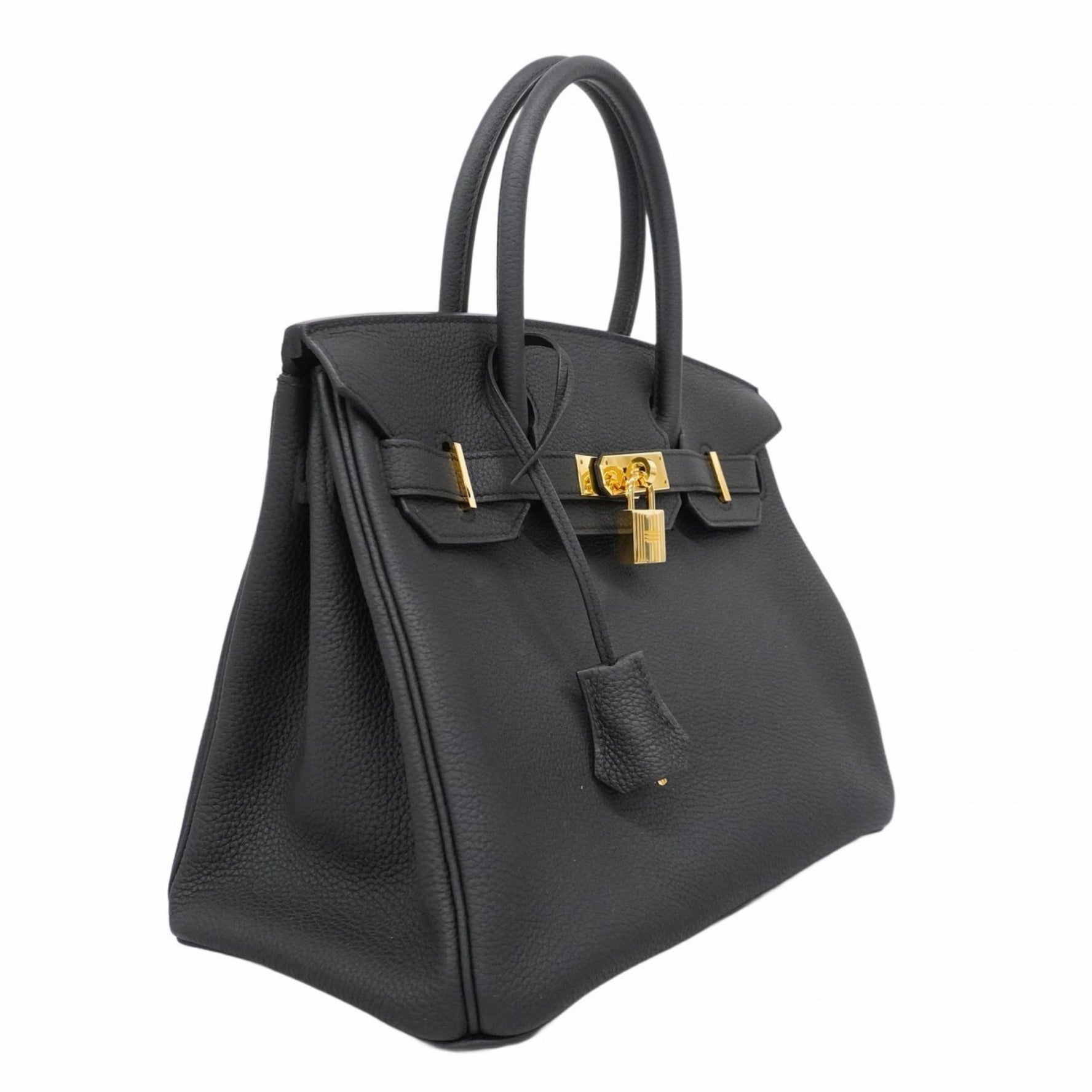 Hermes handbag Birkin 30 Togo black Y stamp ladies