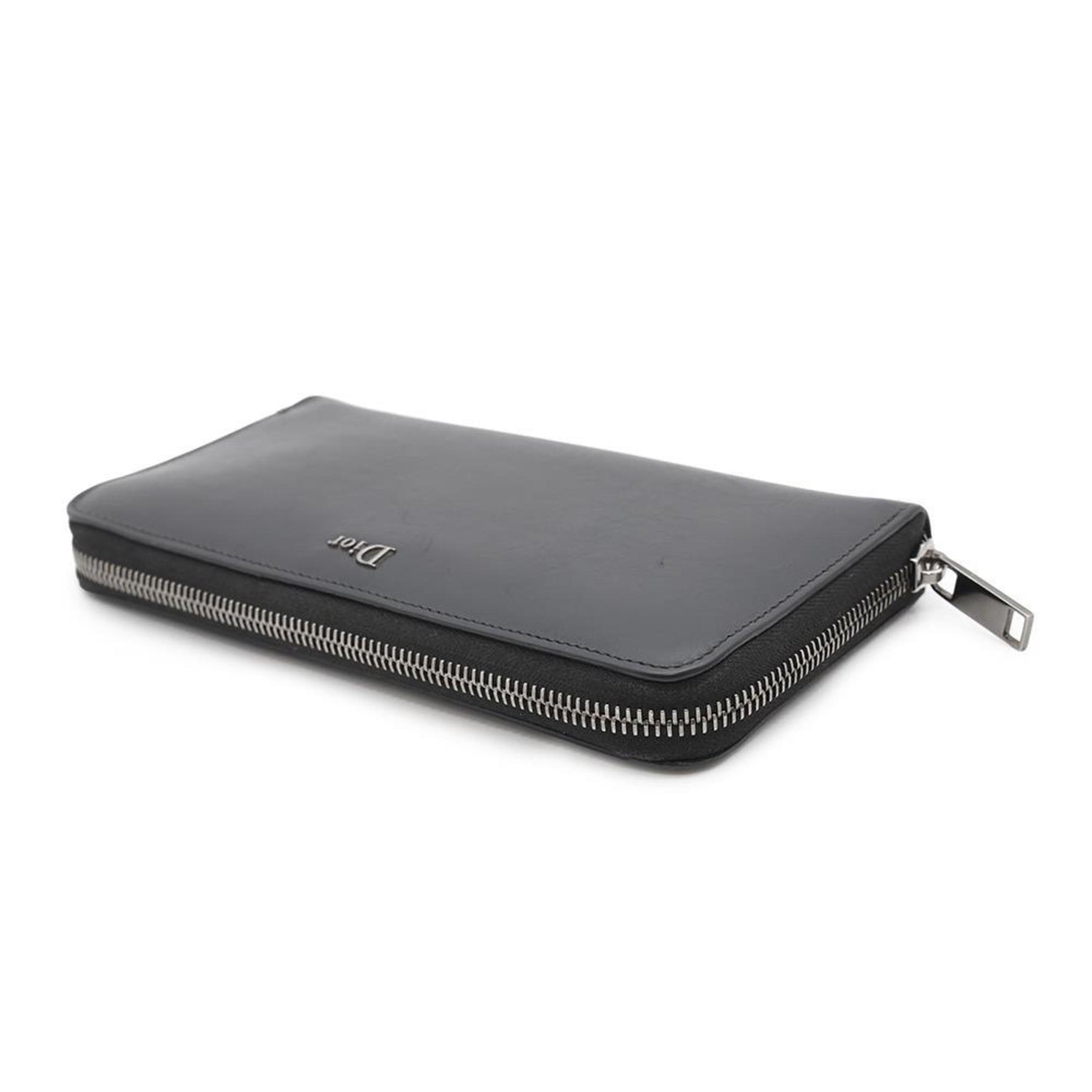 Christian Dior Long Wallet Round Leather DIOR HOMME