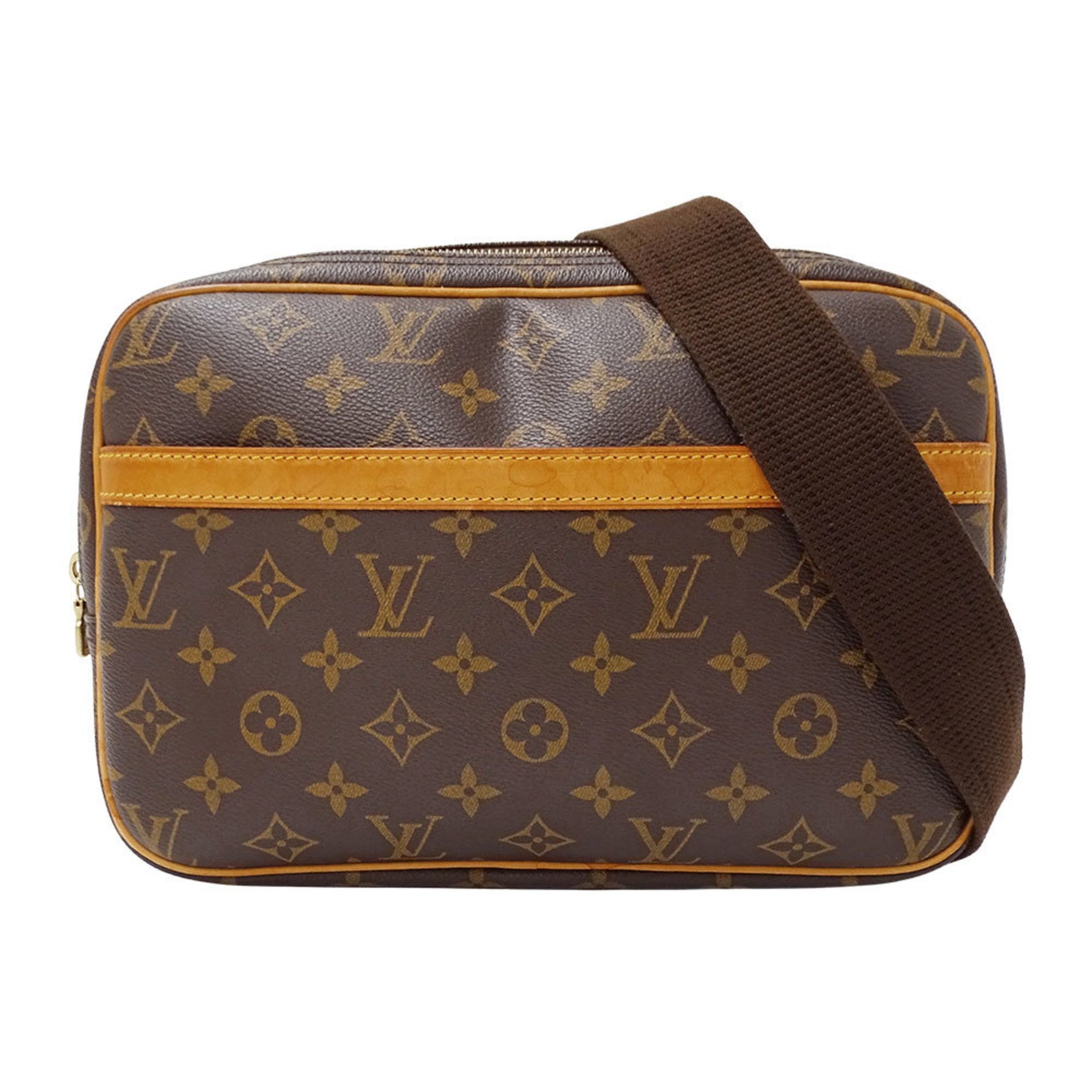 Louis Vuitton LOUIS VUITTON Bag Brand Shoulder Monogram Canvas Reporter PM Crossbody