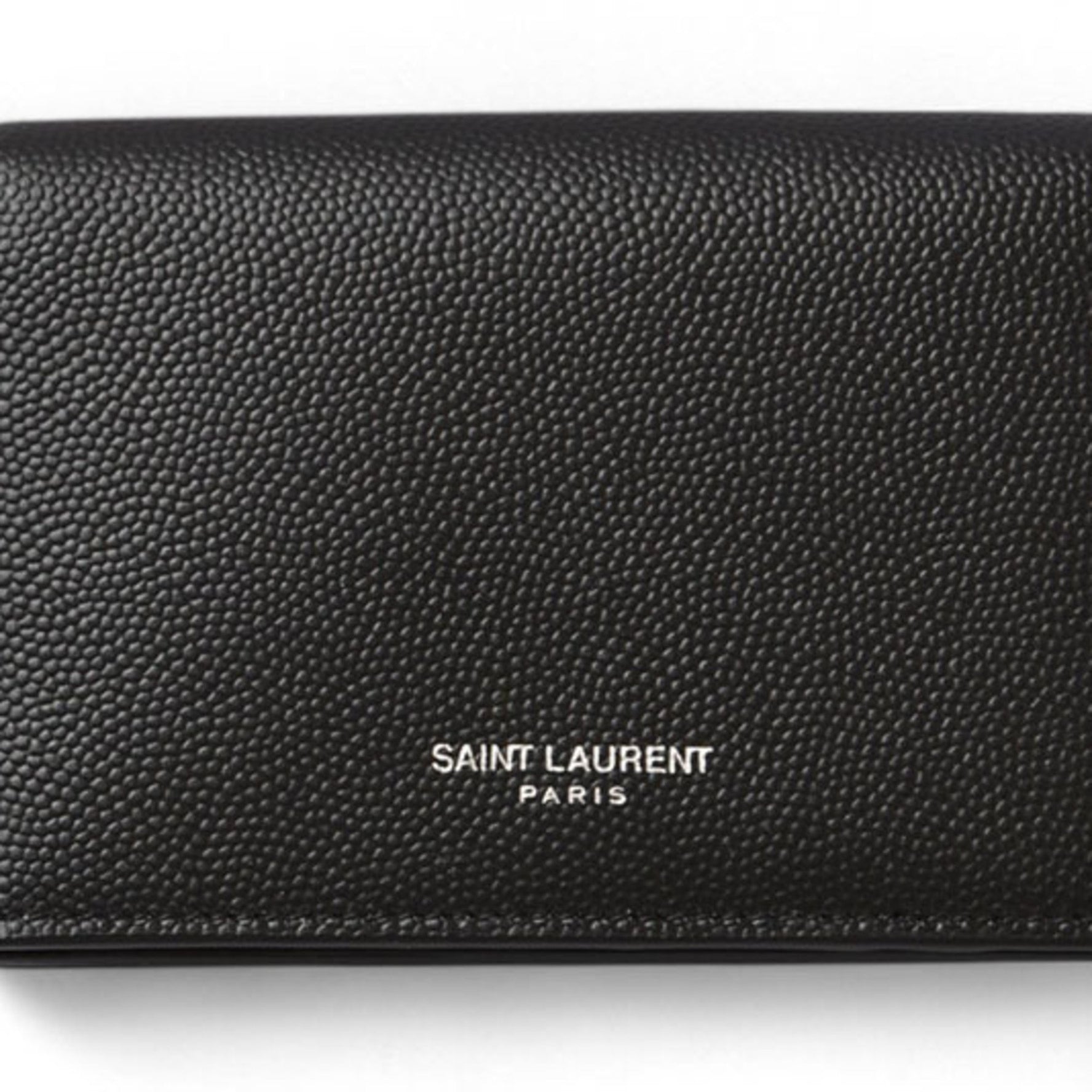 Saint Laurent Unused Coin Case Card Holder Black