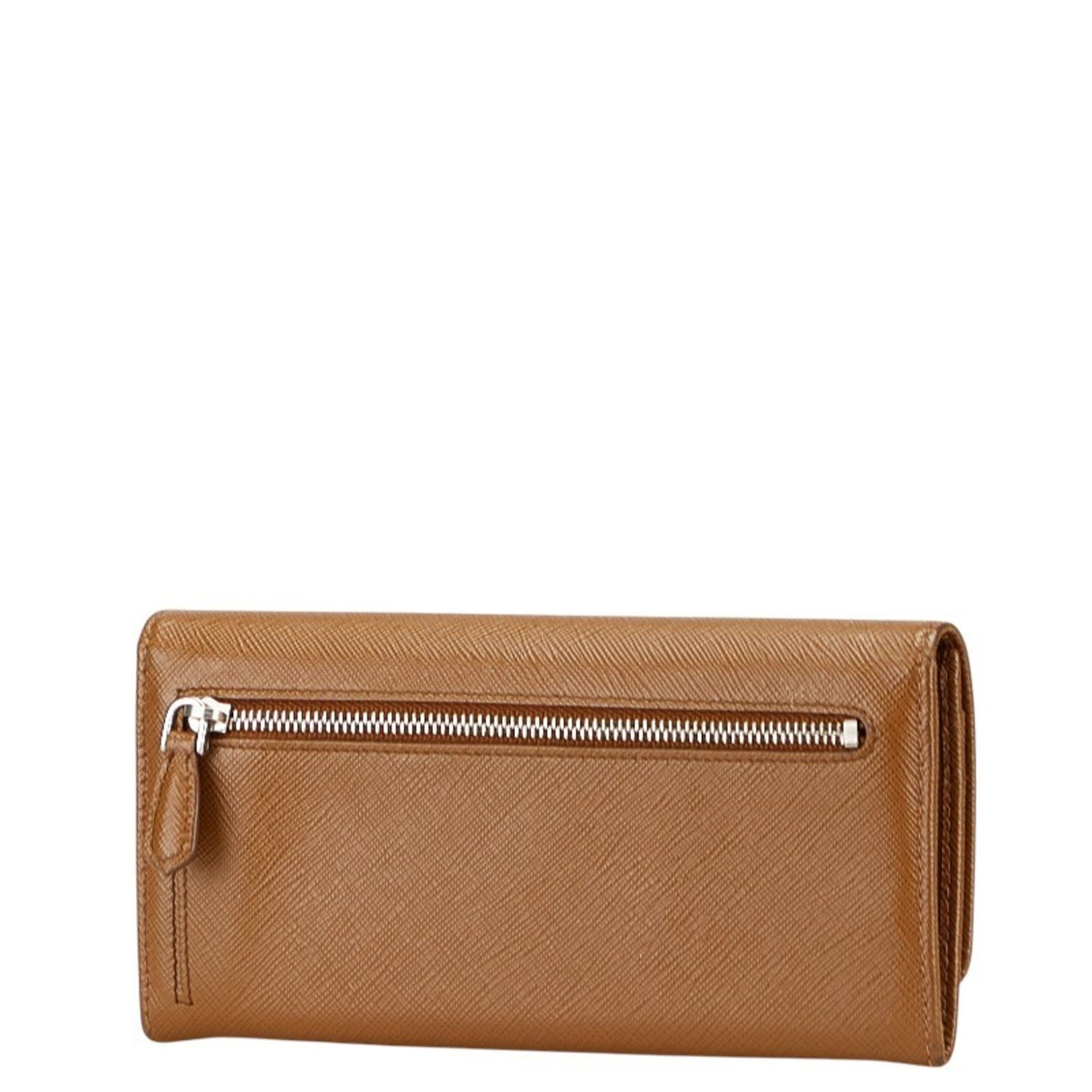 Prada Long Wallet Saffiano Leather