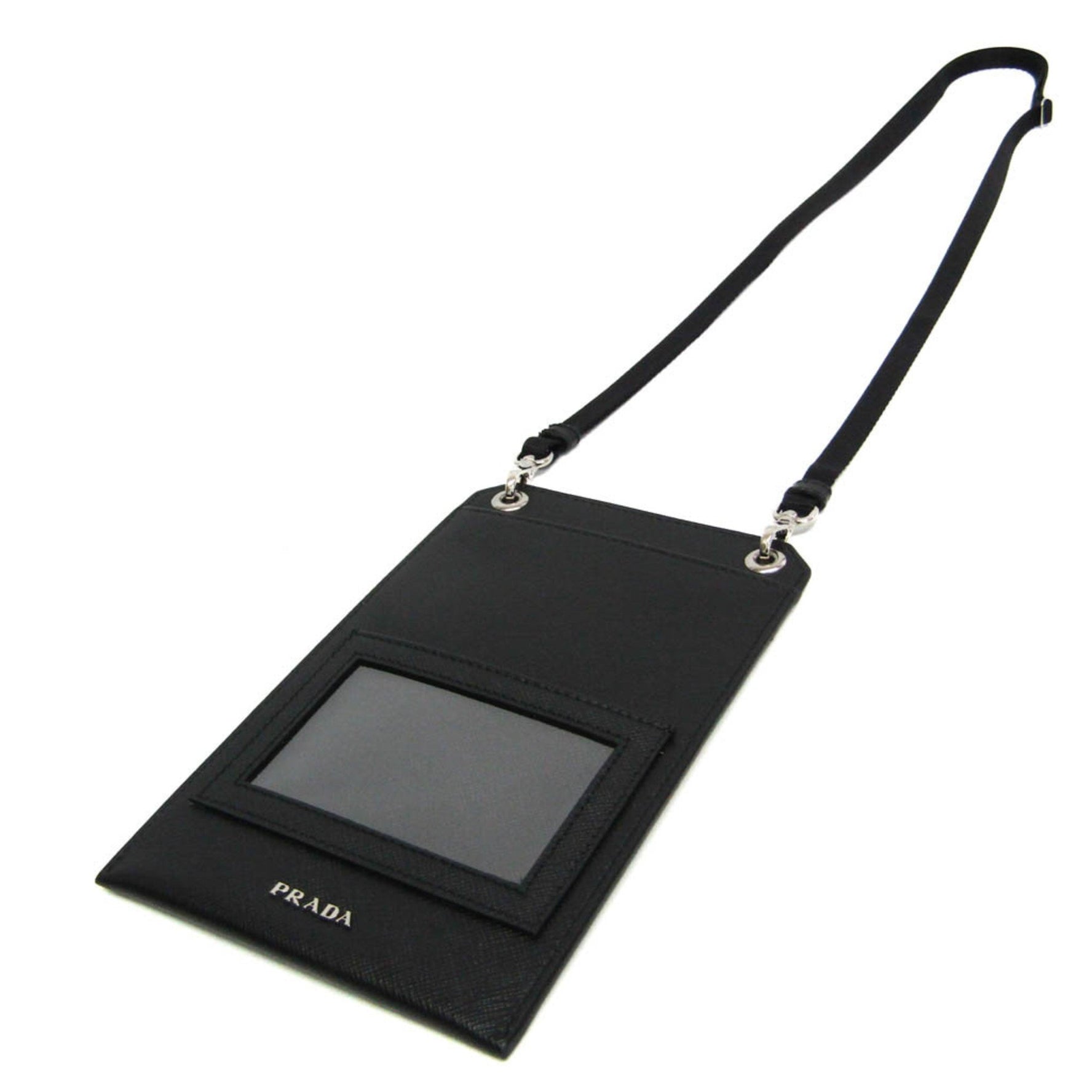Prada Saffiano Smartphone Case Men,Women Leather Pouch,Shoulder Bag