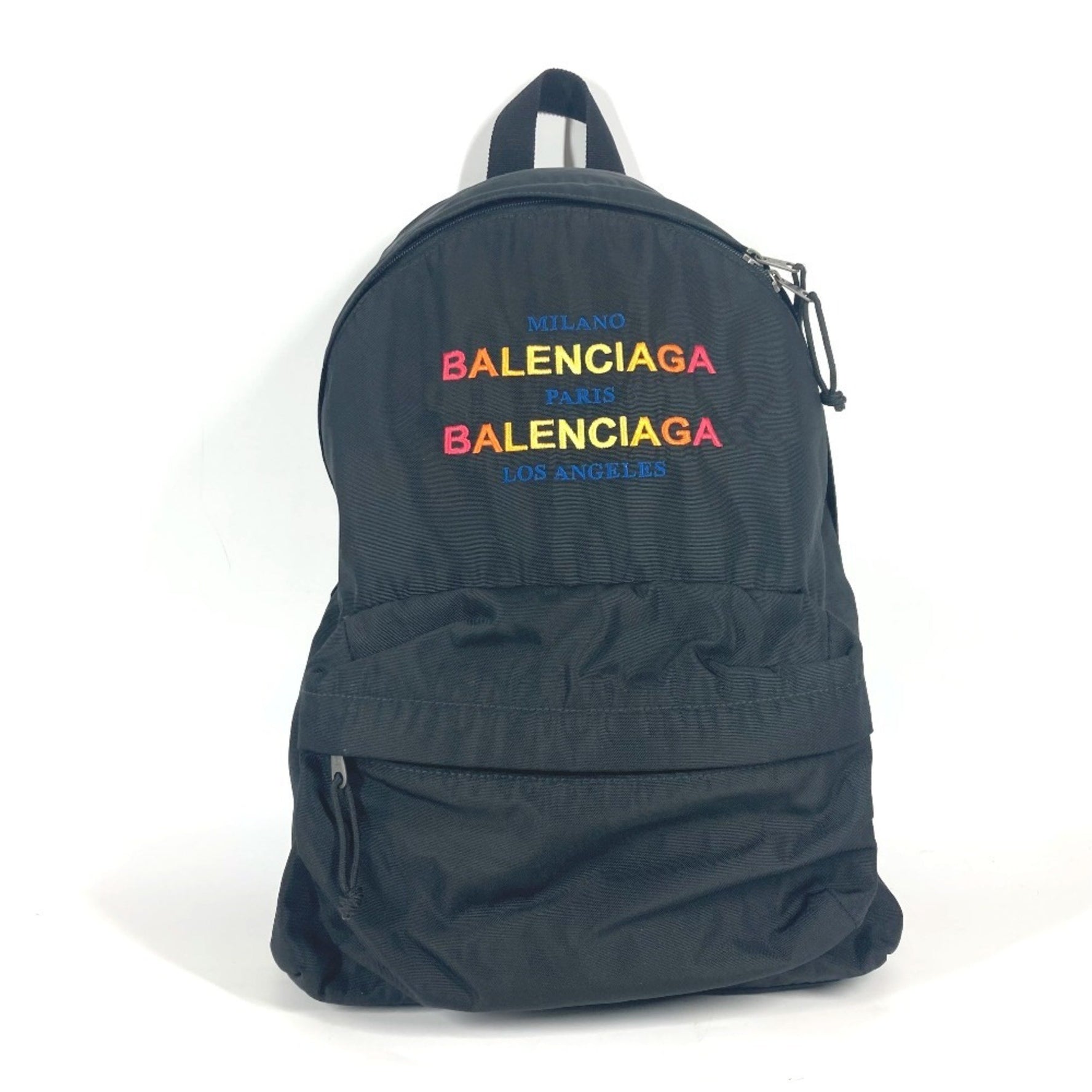 BALENCIAGA Explorer Backpack, Nylon, Black