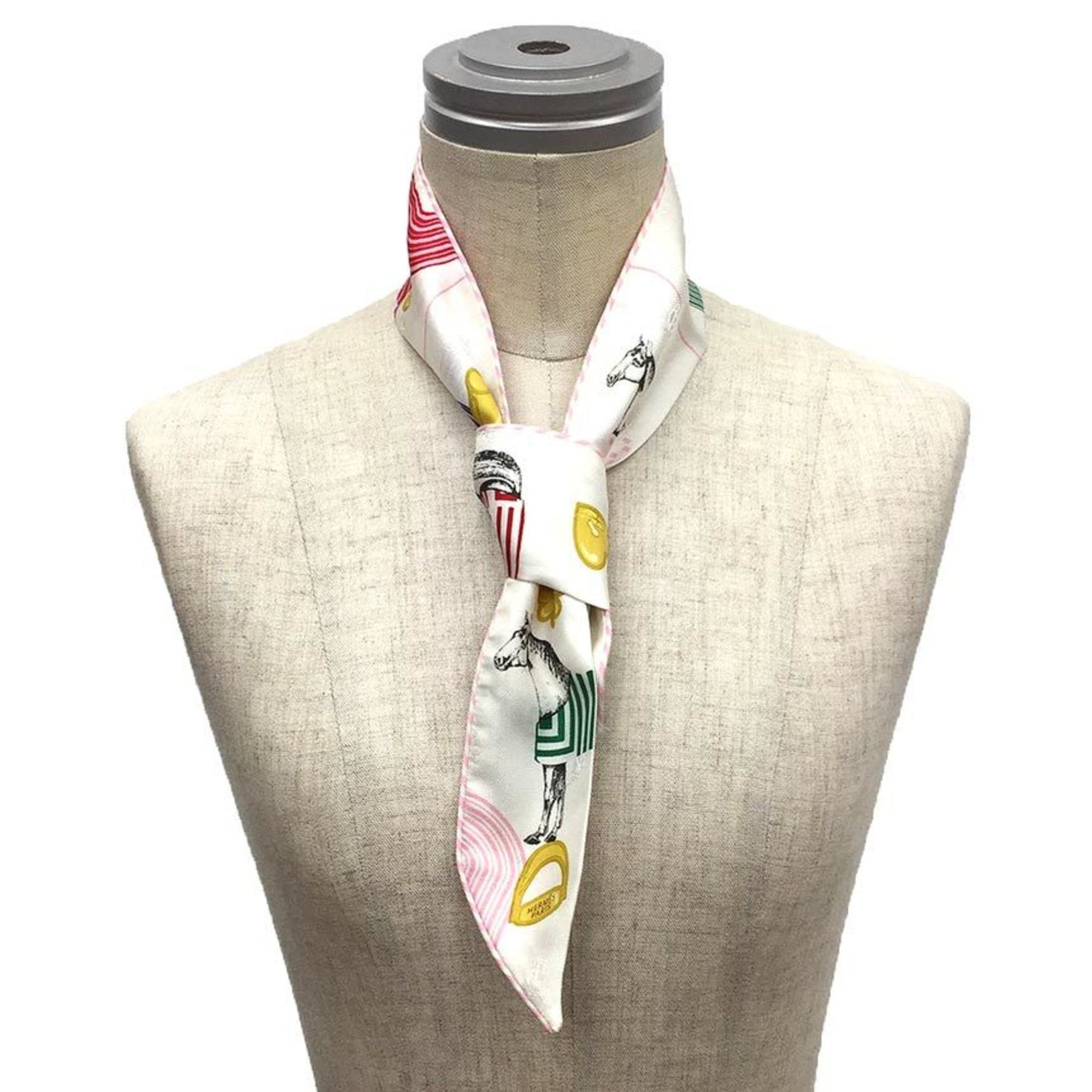 HERMES Twilly Scarf GARDE ROBE POP 06 Muffler