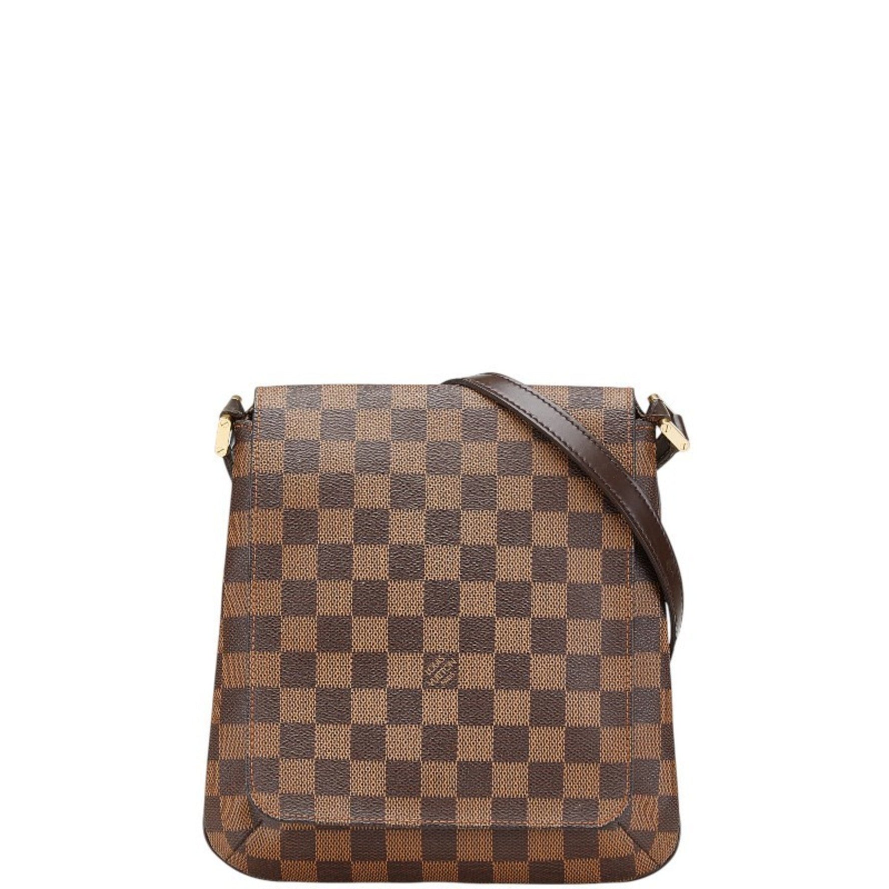 Louis Vuitton Damier Musette Salsa Long Shoulder Bag PVC Leather
