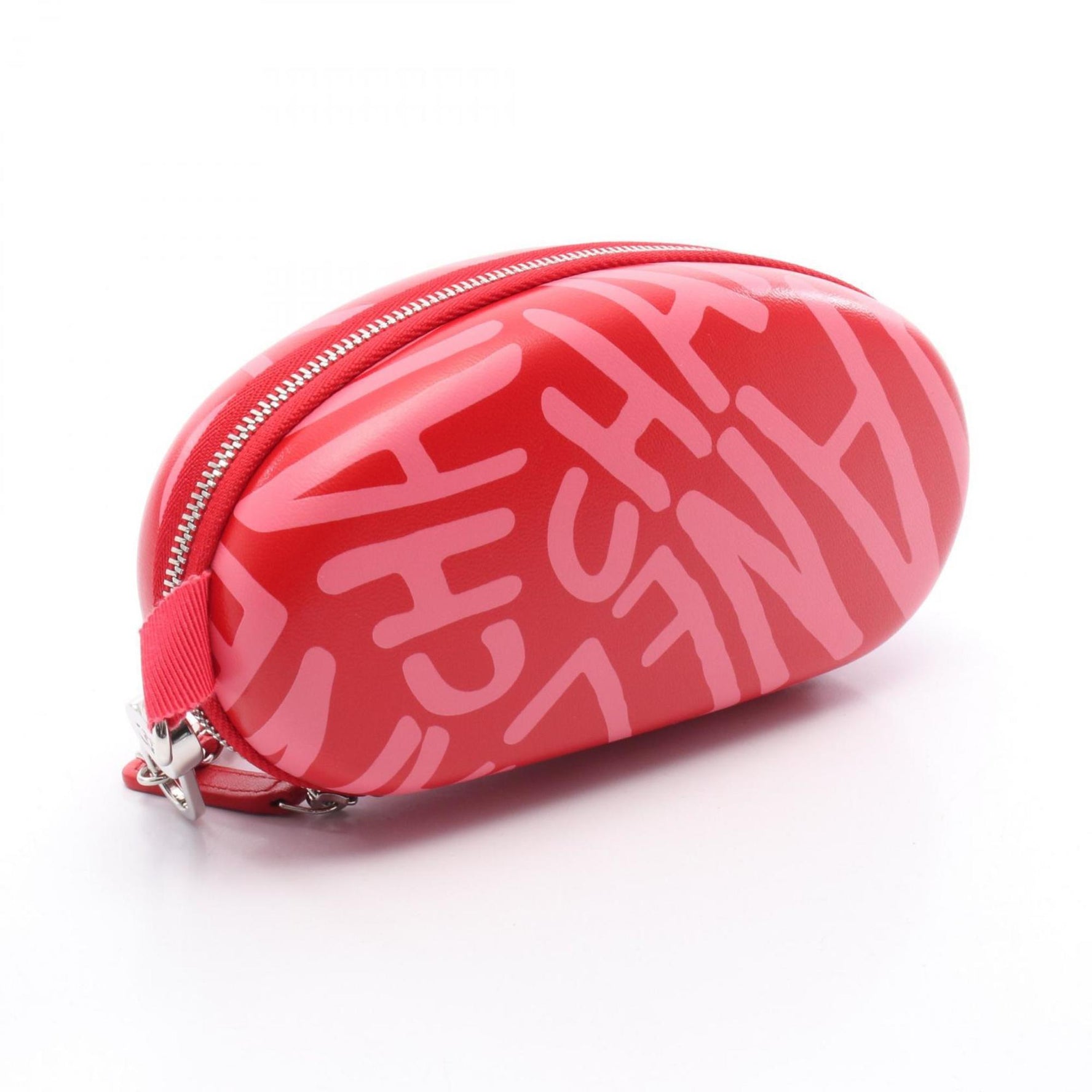 CHANEL Coconneige Convertible Zip-Around Sunglasses Case Shoulder Bag, Leather, Red/Pink