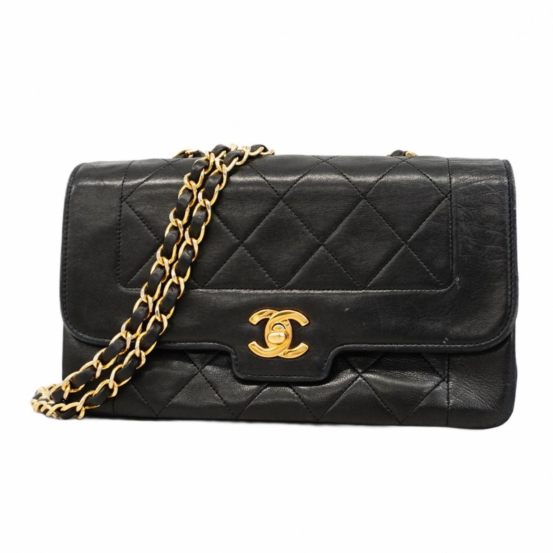 Chanel Matelasse Shoulder Bag with Chain Bag, Lambskin