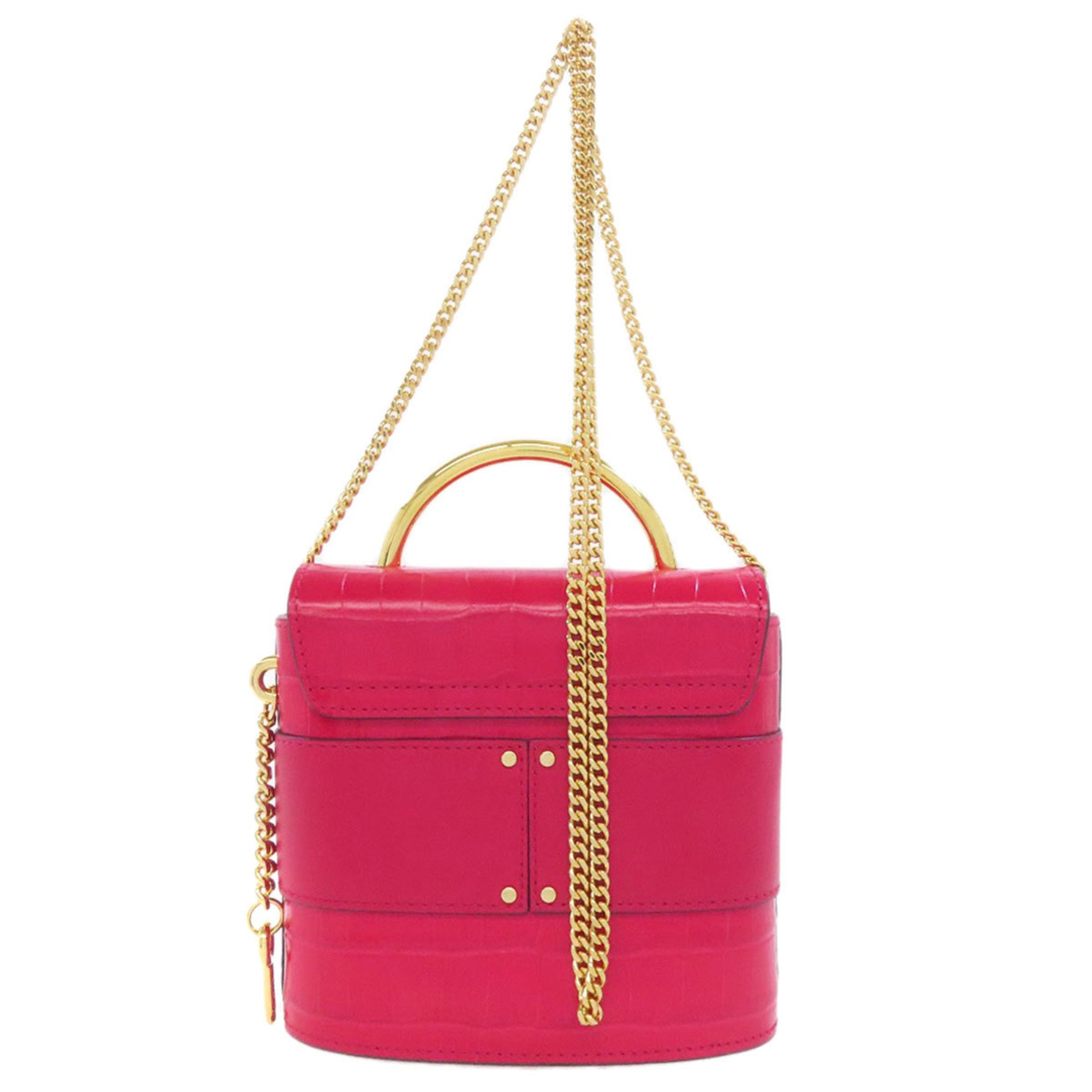 Chloé Chloe Abbey Lock Handbag Leather