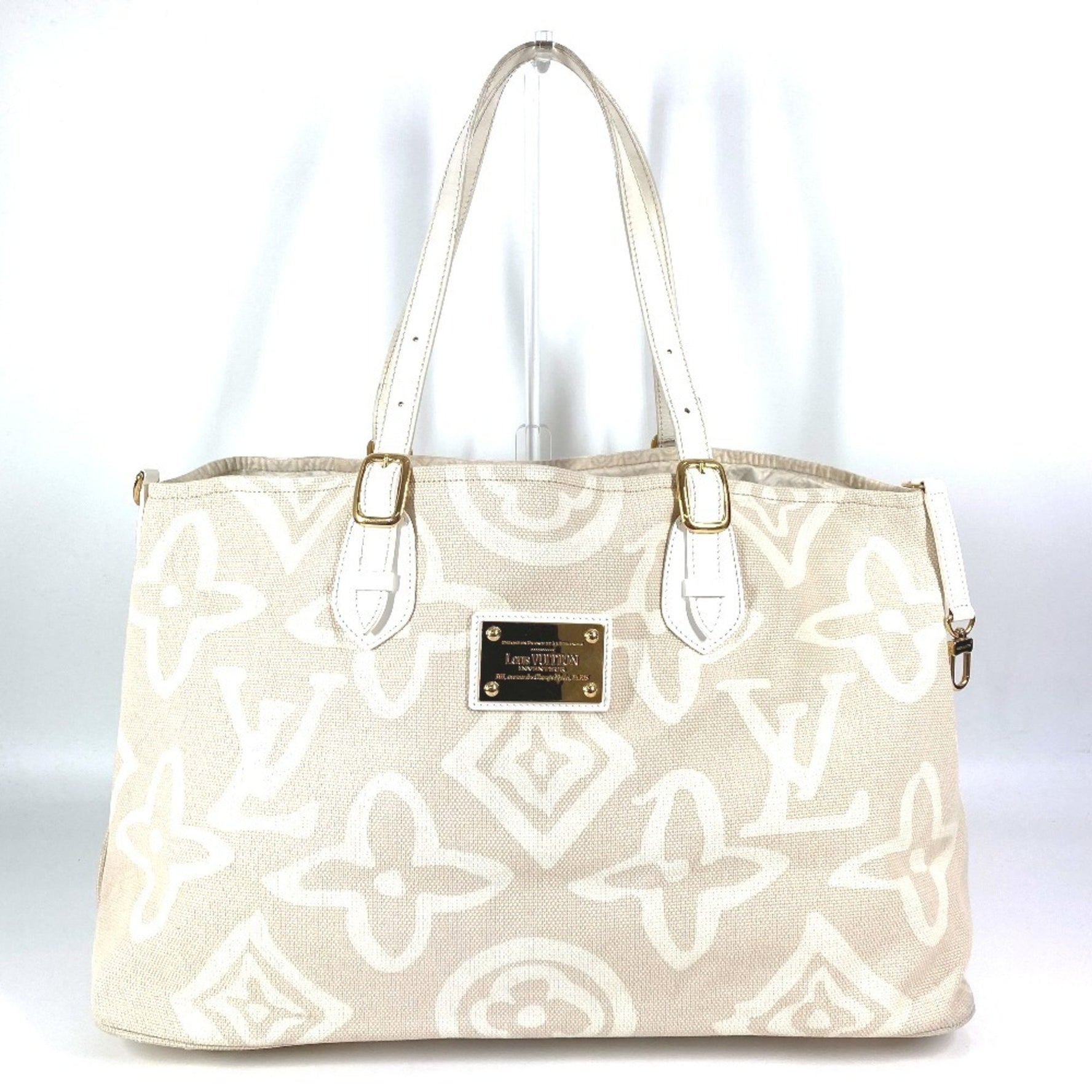 Louis Vuitton Cruise Line Taisienne GM Bag Shoulder Loose Tote Leather Canvas Sable