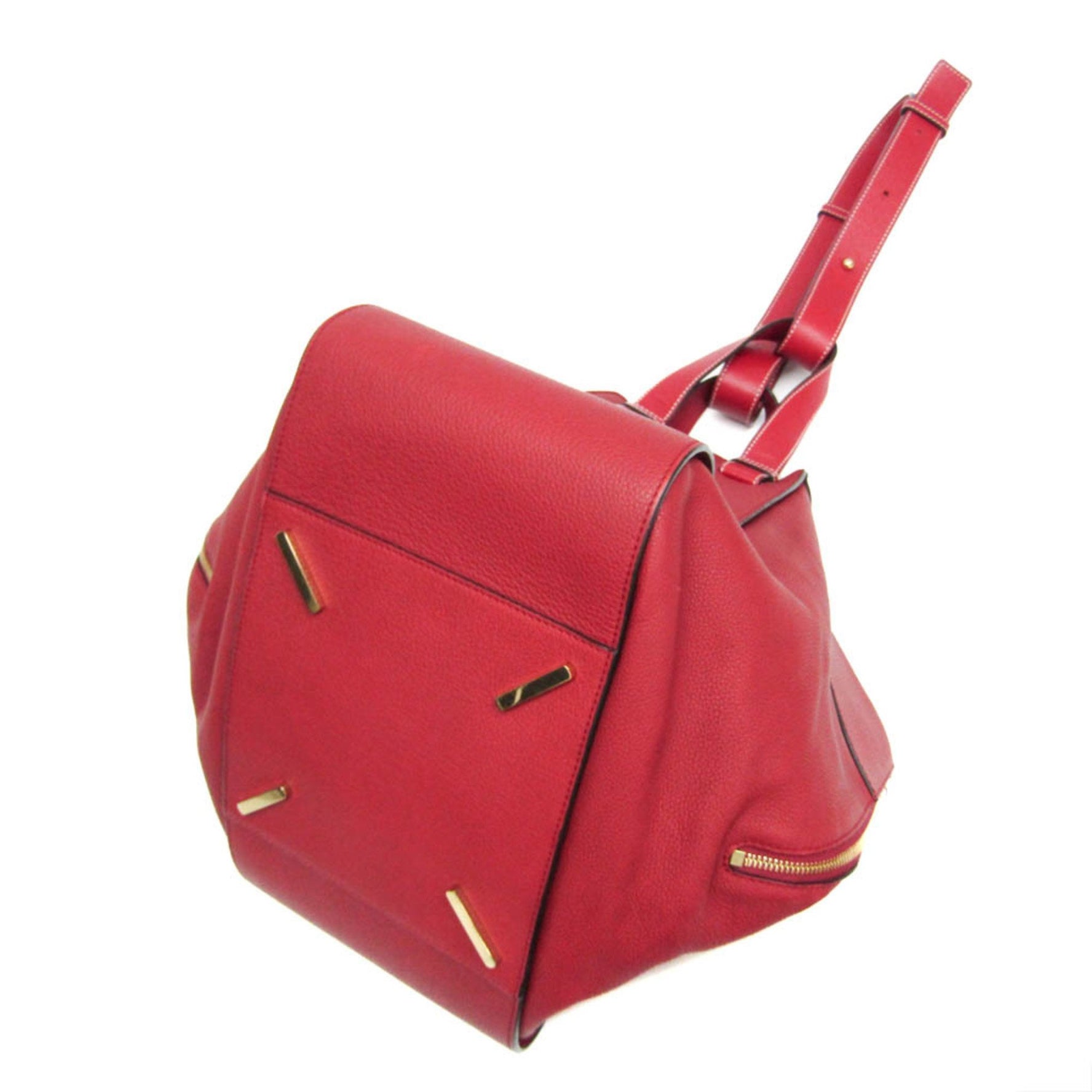 Loewe Hammock Medium Leather Handbag,Shoulder Bag Red Color