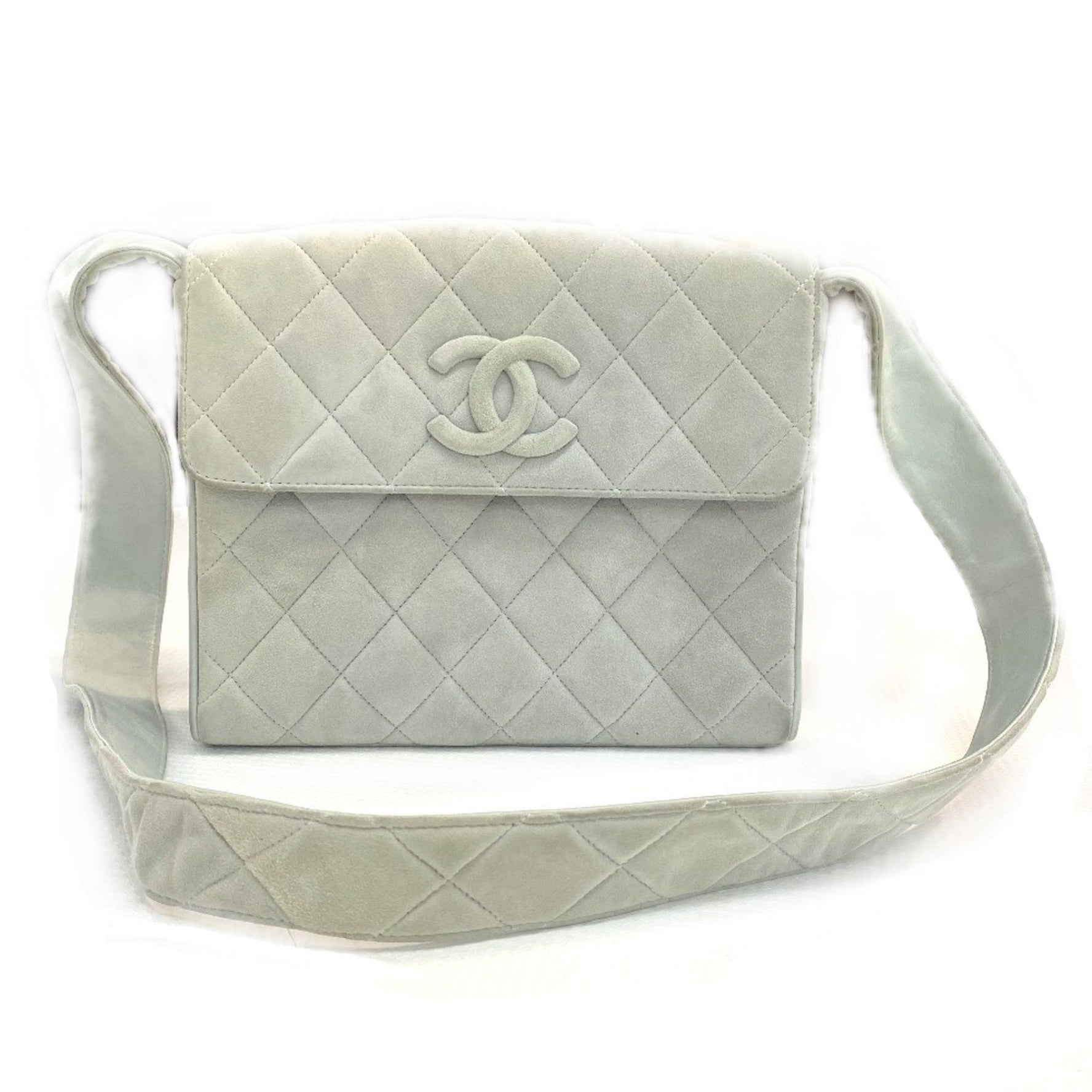 Chanel CC Mark bag shoulder flap Shoulder Bag Light blue Based