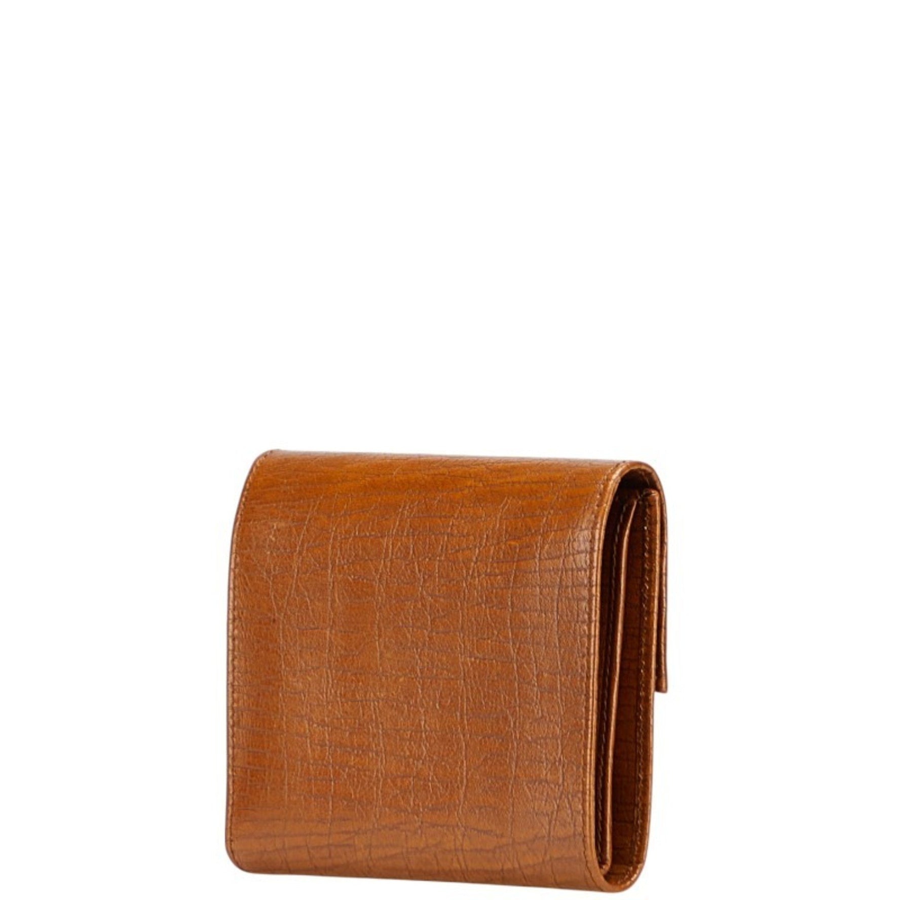 Gucci Bamboo Tri-fold Wallet Leather