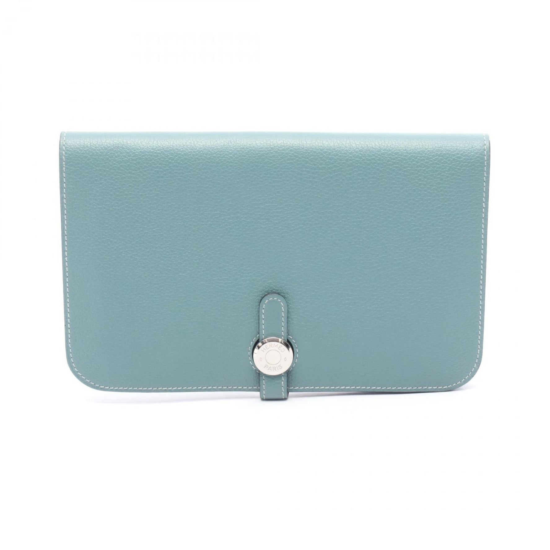 Hermes Hermès Dogon GM Bifold Long Wallet Leather Evercolor