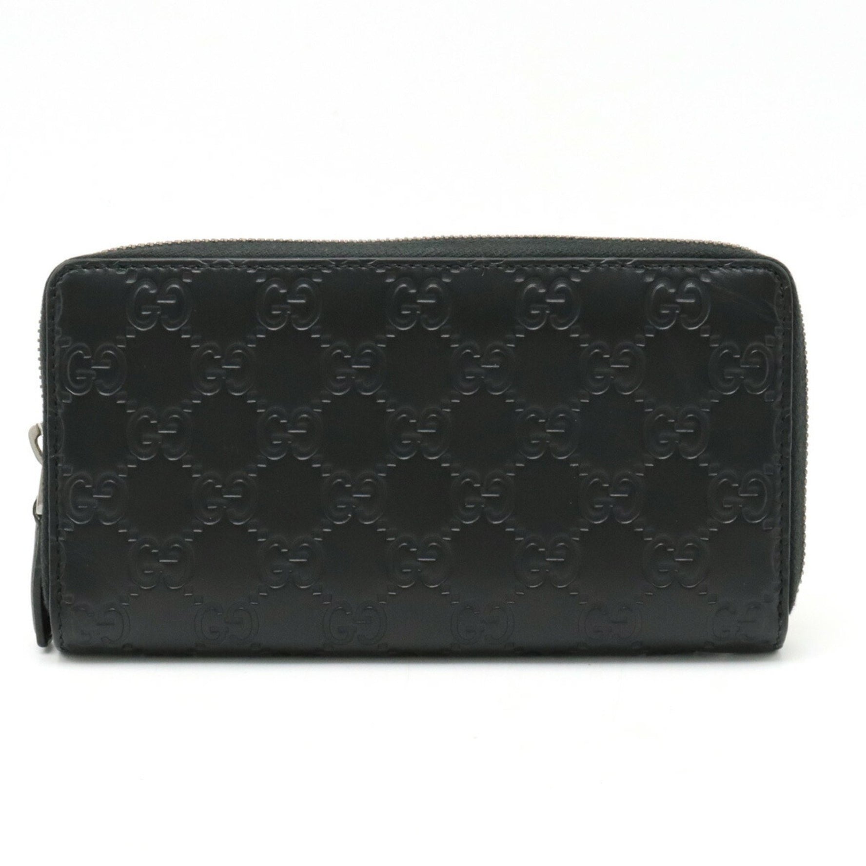 GUCCI Guccisima Round Long Wallet Leather