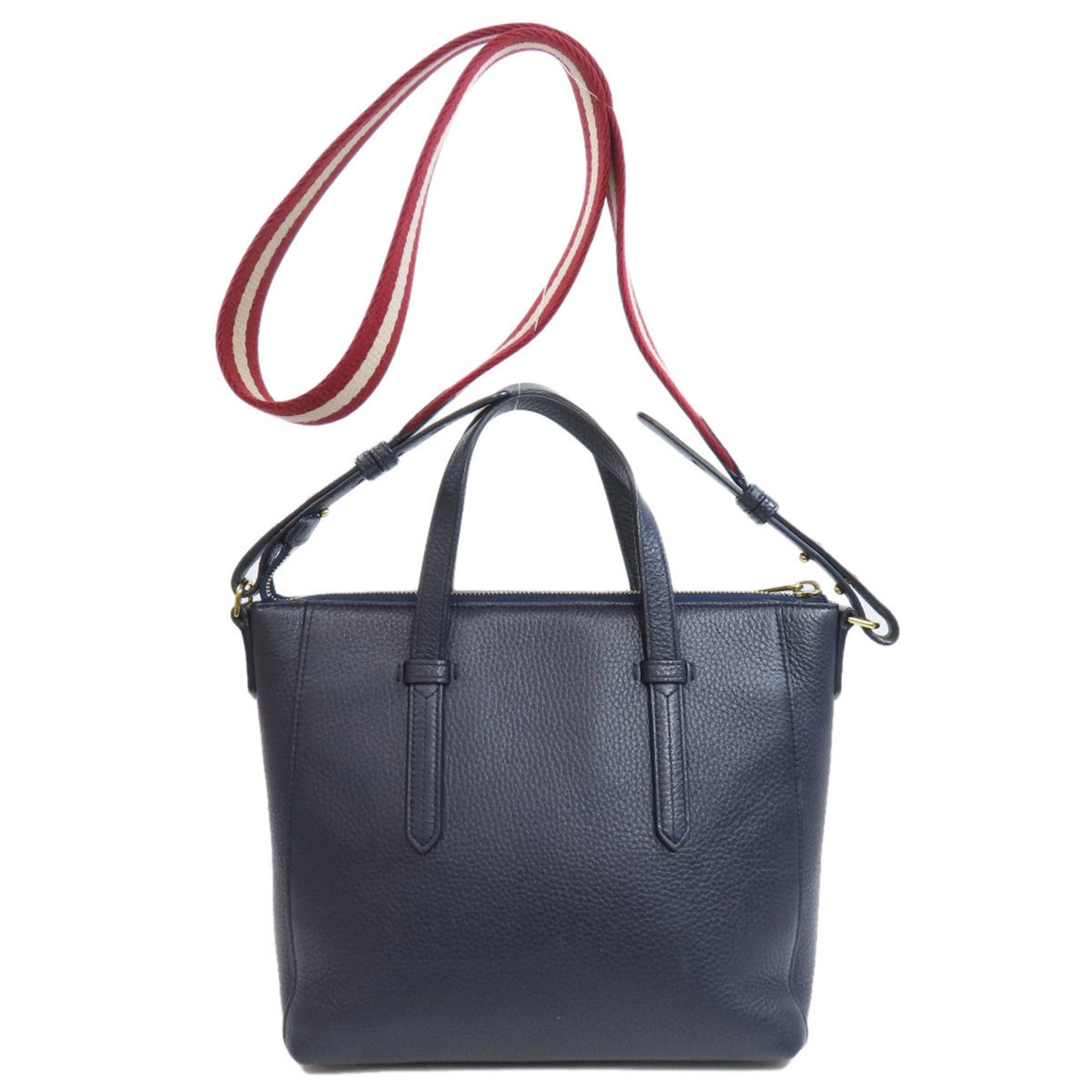 BALLY Stripe Tote Bag Leather