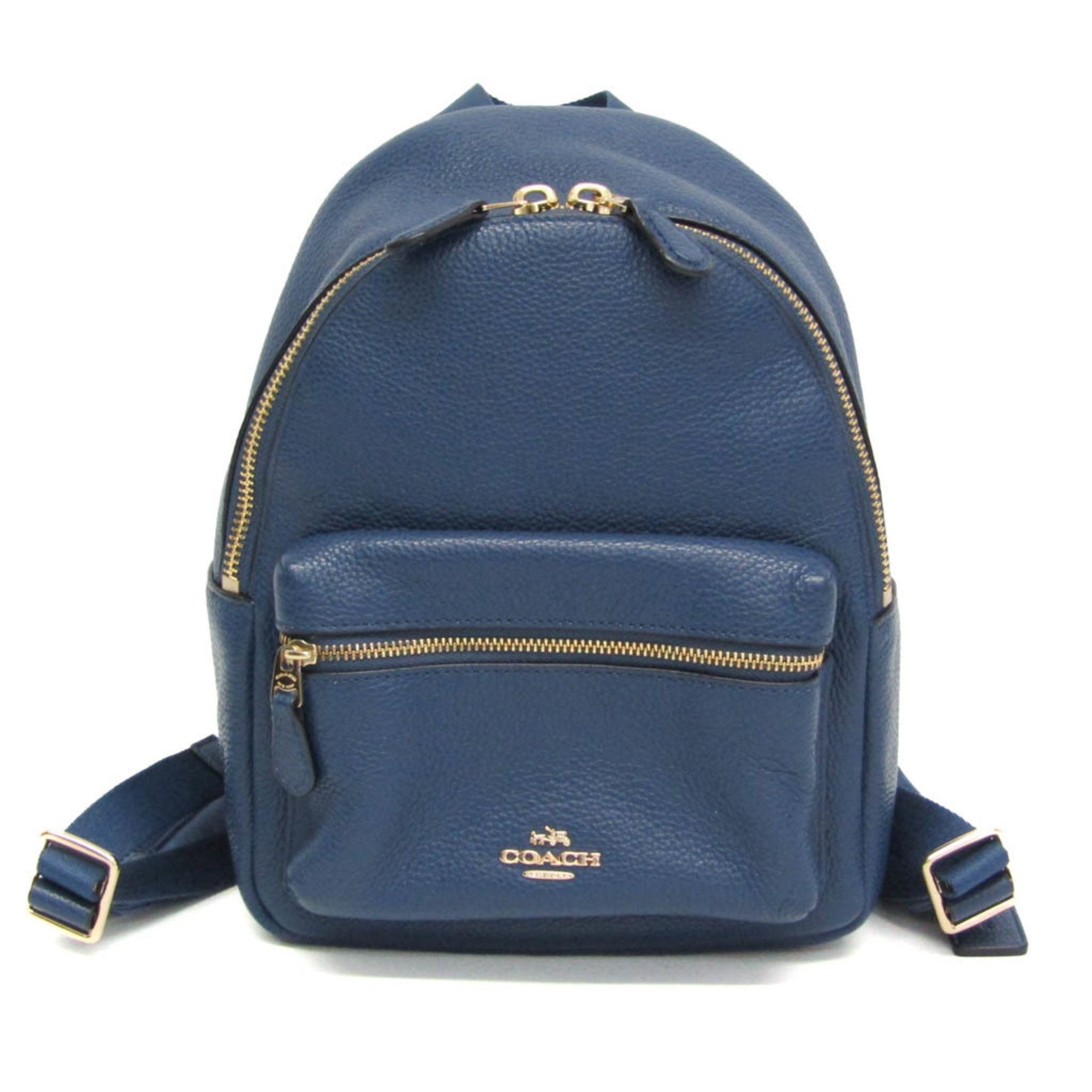 Coach Charlie Pebble Leather Mini Leather Backpack